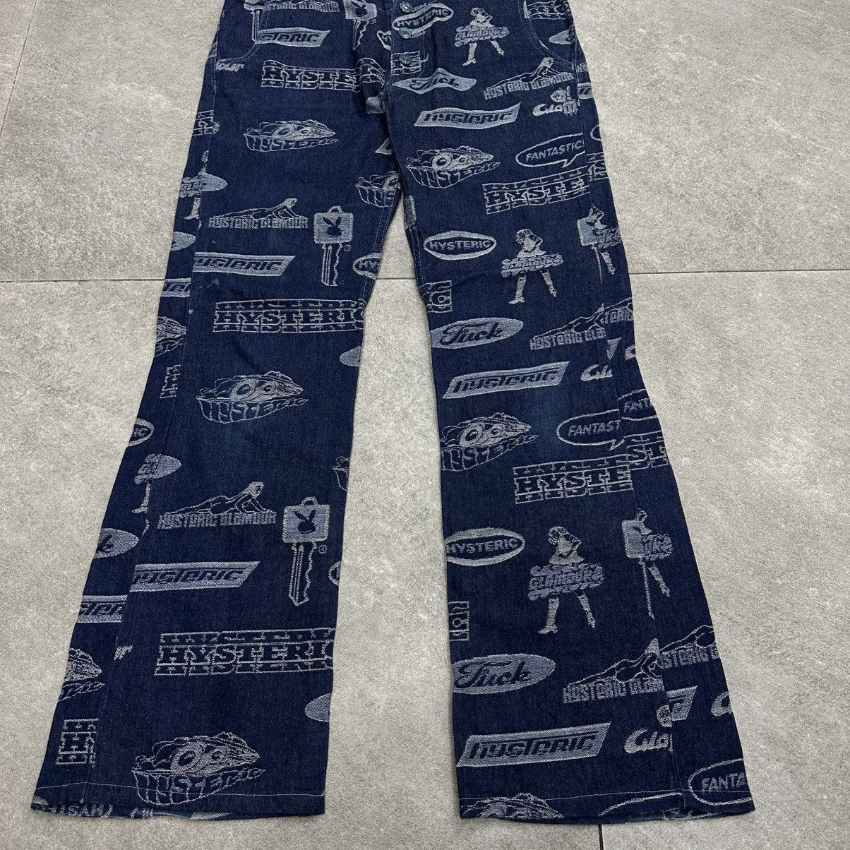 Hysteric Glamour Hysteric Glamour Jeans Full Print Flare Size US 30 / EU 46 - 4 Thumbnail