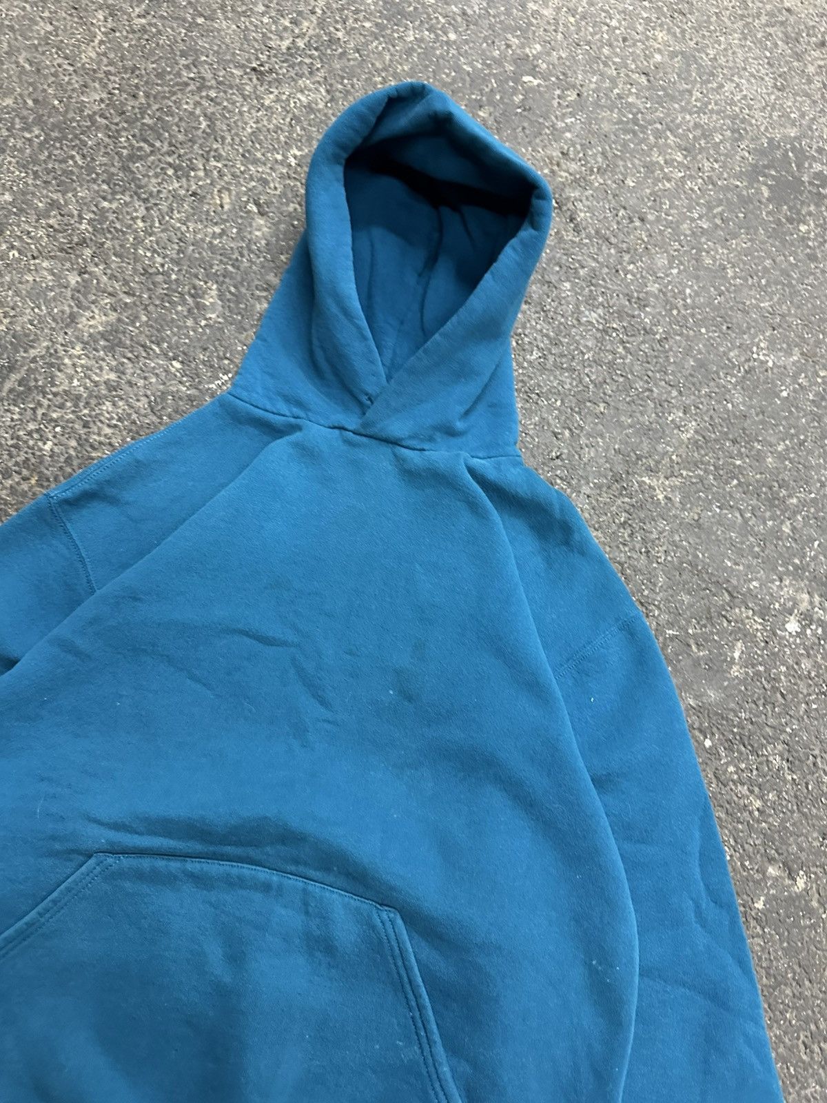 Other Y2K russell teal blank hoodie Size US L / EU 52-54 / 3 - 6 Thumbnail