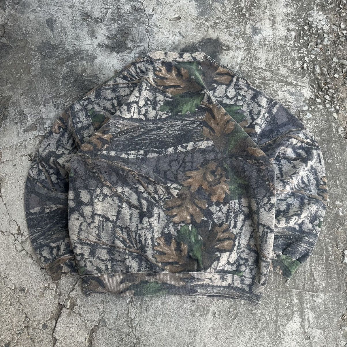 Jerzees × Realtree Rare! Crazy Vintage Carhartt Style Realtree Camo Sweatshirt Size US XL / EU 56 / 4 - 9 Thumbnail