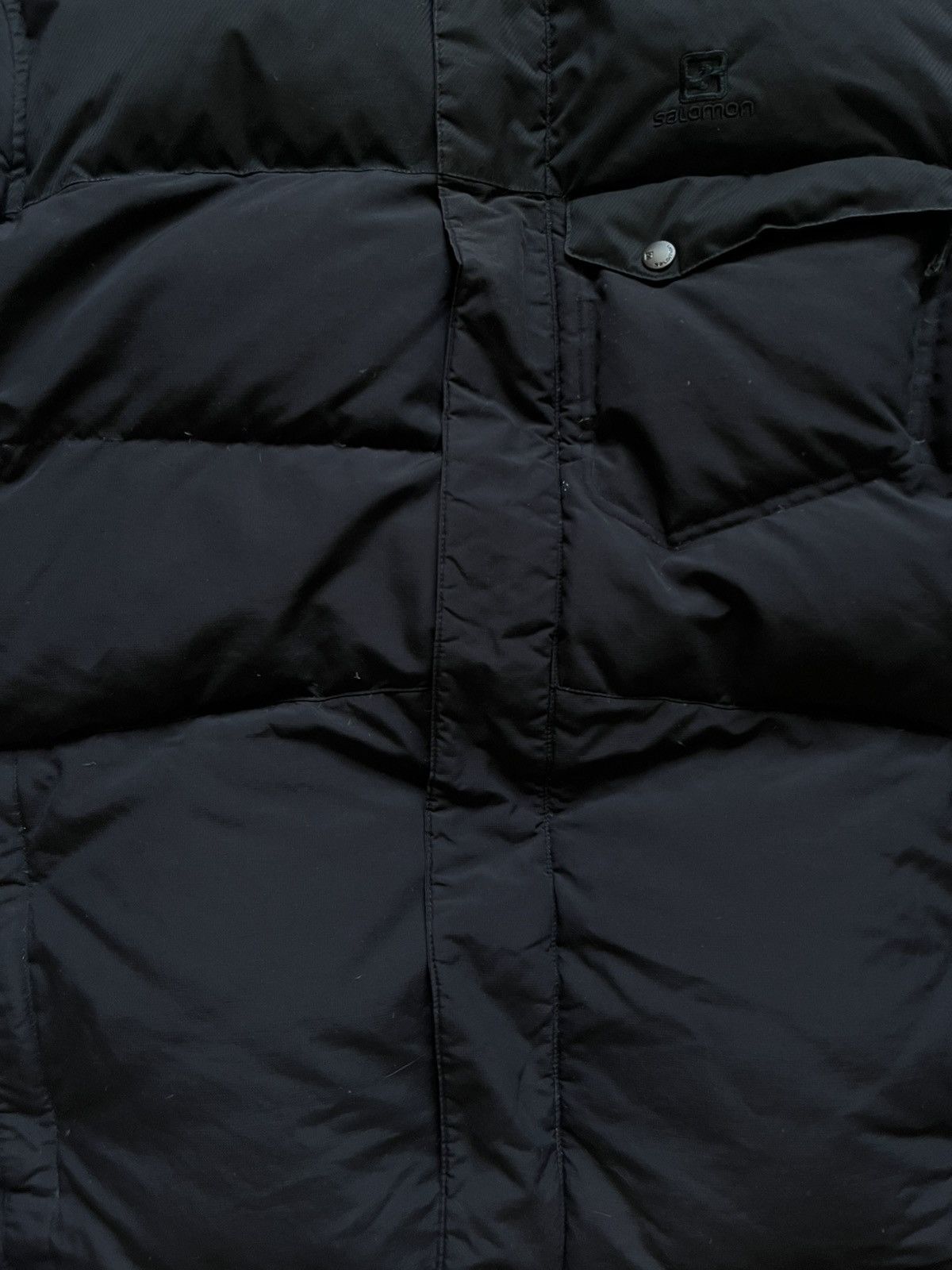 Salomon Vintage Salomon Puffer Down Parka Jacket Black XL Size US XL / EU 56 / 4 - 7 Thumbnail