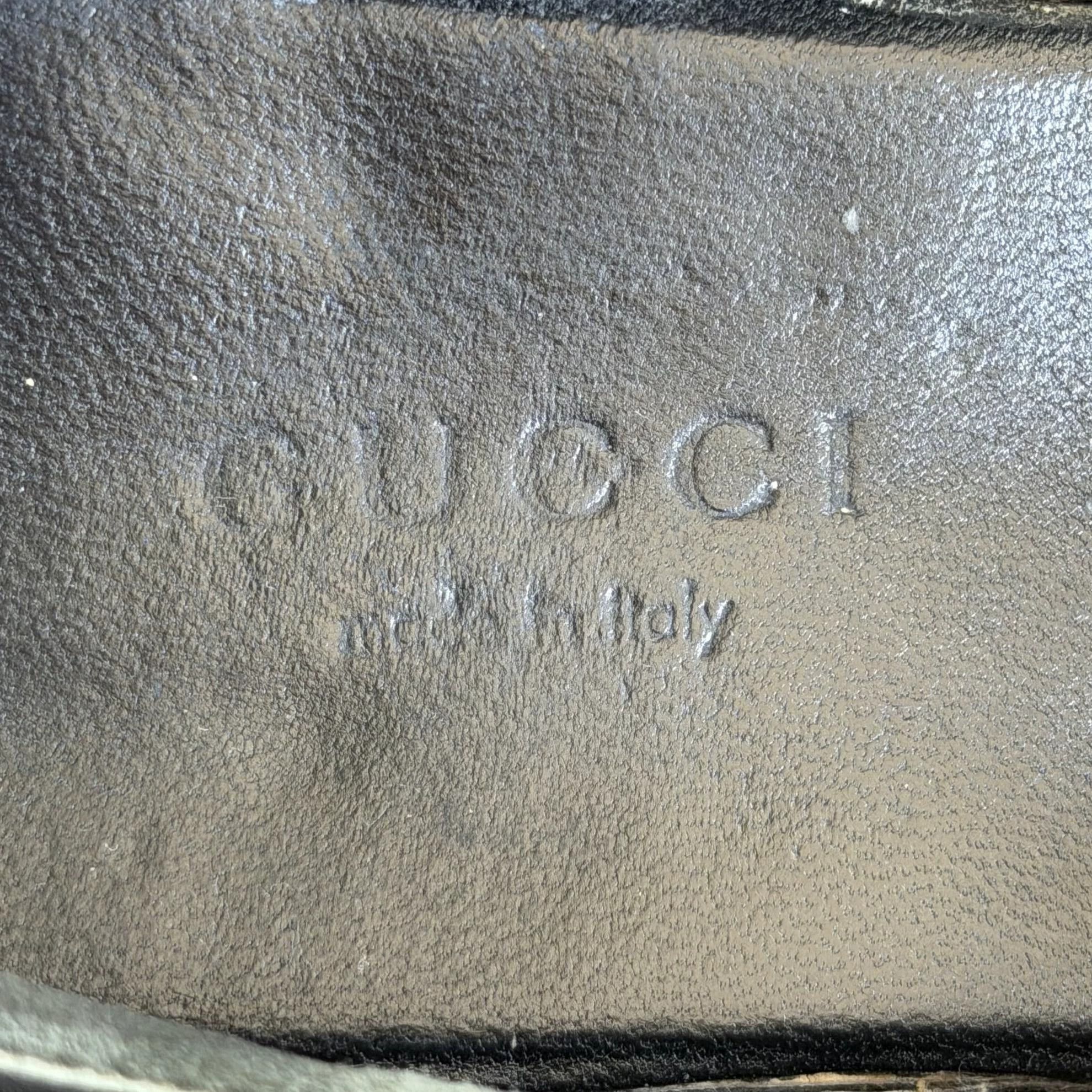 Gucci Gucci Black Horsebit Loafer 36.5C Size US 6 / IT 36 - 8 Thumbnail