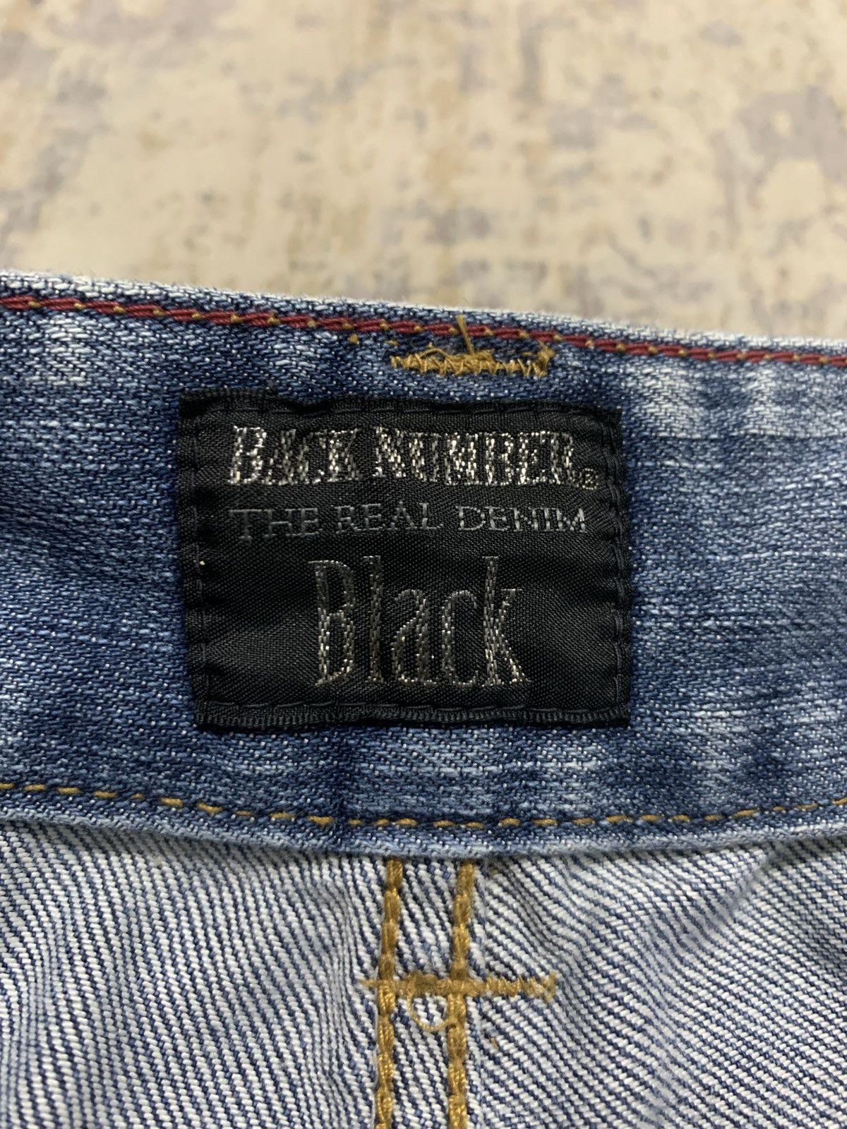 japan back number smoke wash denim y2k style