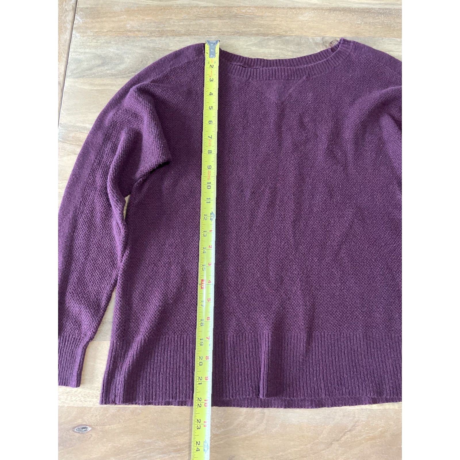 American Eagle Outfitters American Eagle Outfitters Sweater Women’s S Knit Pullover Round Neck Burgundy Long Sleeve Size S / US 4 / IT 40 - 5 Thumbnail