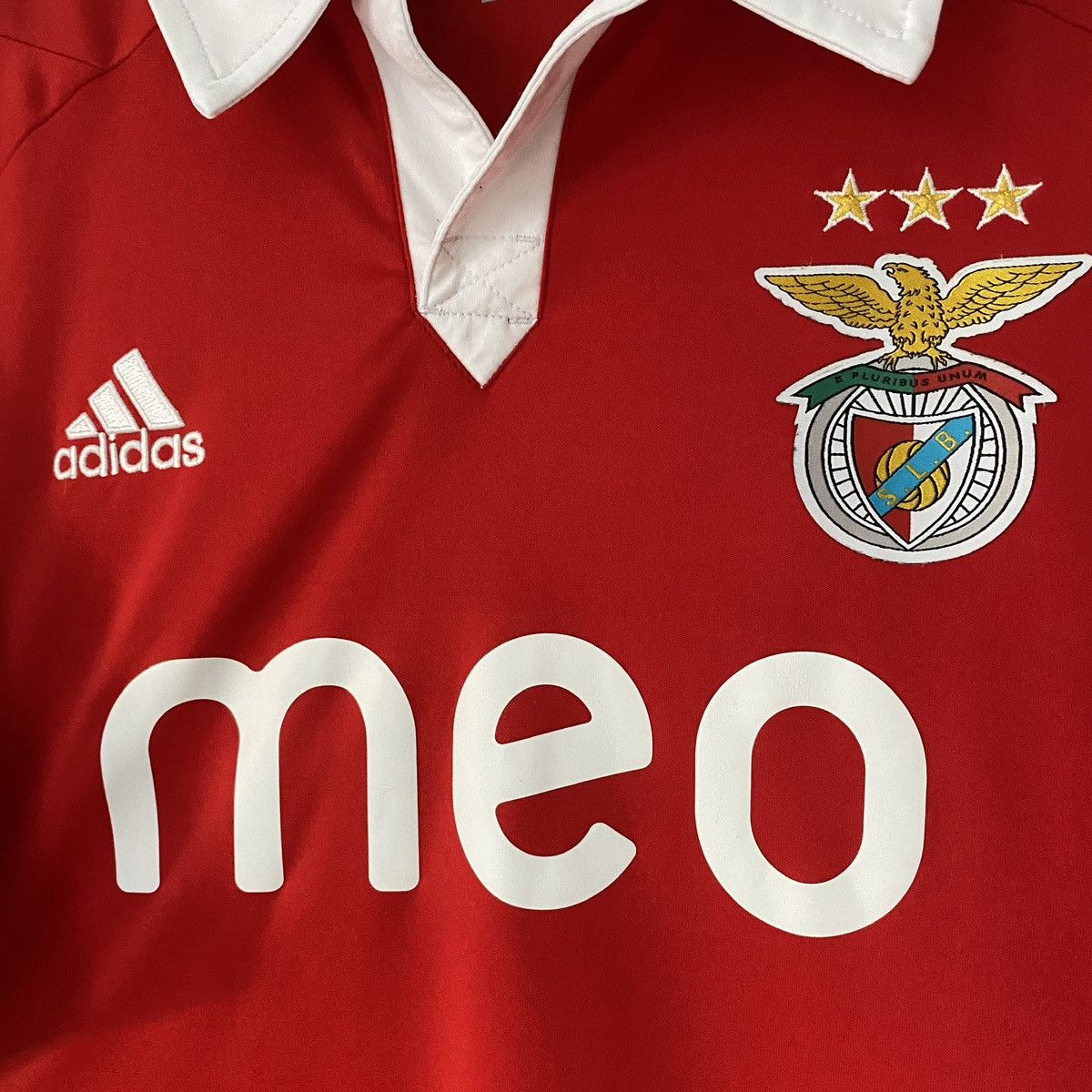 Adidas 2012 2013 Benfica Portugal Adidas Vintage Home Soccer Jersey Size US M / EU 48-50 / 2 - 4 Thumbnail