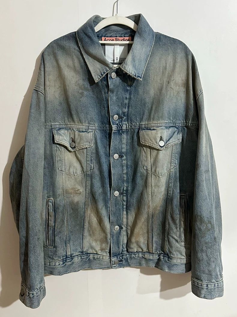 Acne Studios acne studios Mud-dyed aged denim jacket Size US XS / EU 42 / 0 - 1 Thumbnail