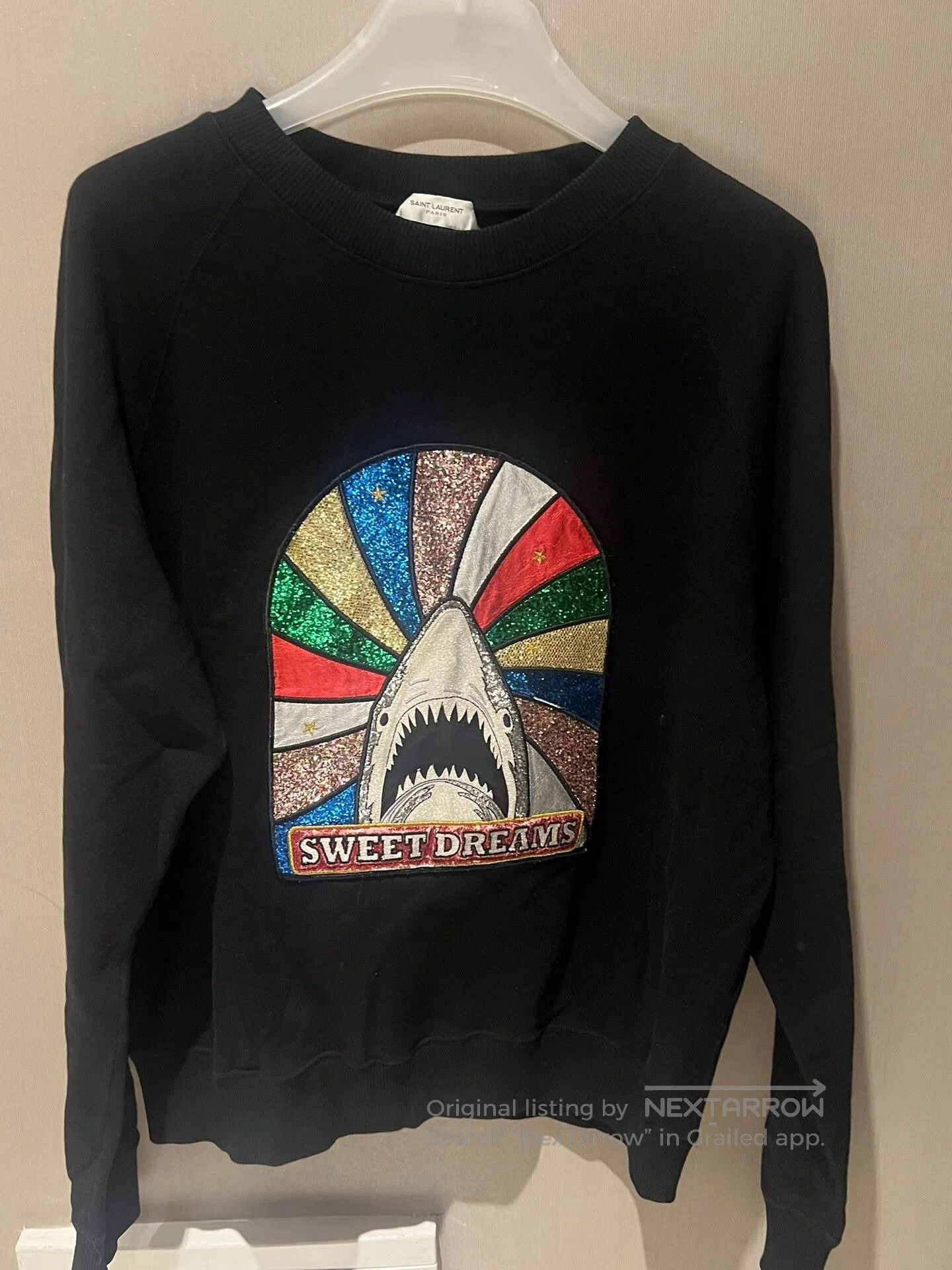 Saint Laurent Paris Saint Laurent Black Hoodie Size L. Size US L / EU 52-54 / 3 - 1 Thumbnail