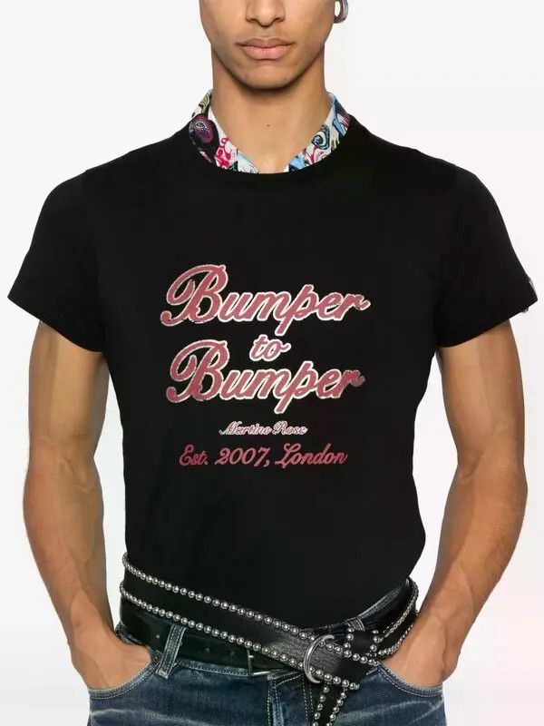 Martine Rose o1mle0226 Classic T-Shirt in Black Size US XS / EU 42 / 0 - 4 Thumbnail