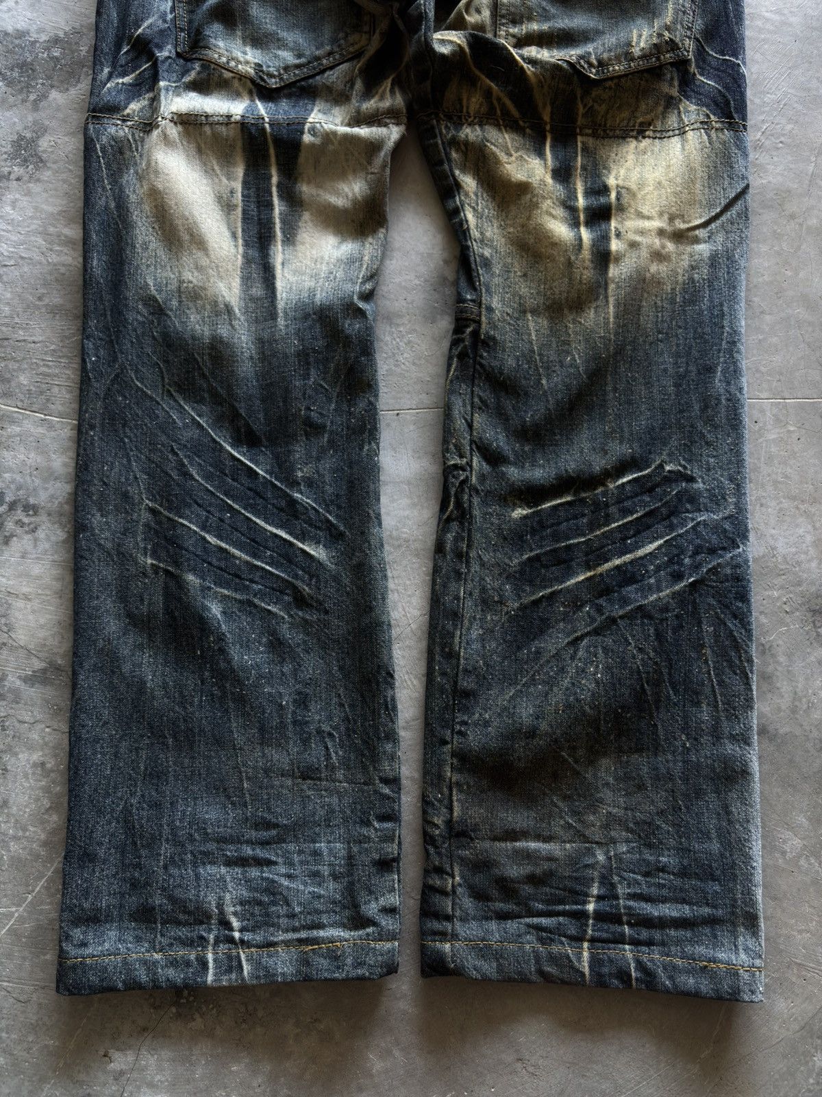 If Six Was Nine PUNK MINISTRY double waist crazy rusty wash japanese mudmax Size US 31 - 18 Thumbnail