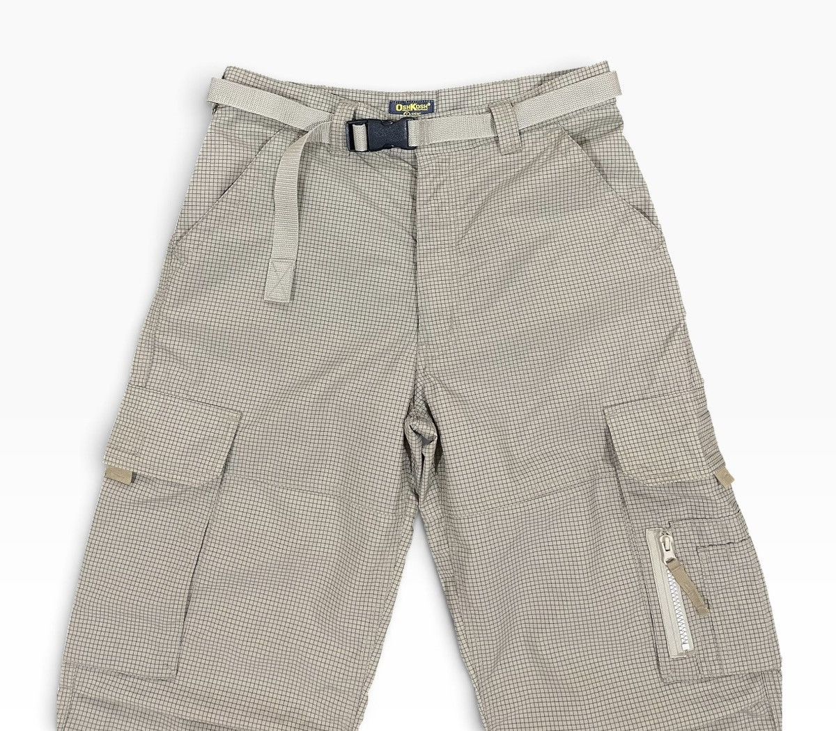 Vintage Oshkosh Classic Cargo Cropped Pants in Beige, Men's (Size 31) — image 2 of 6