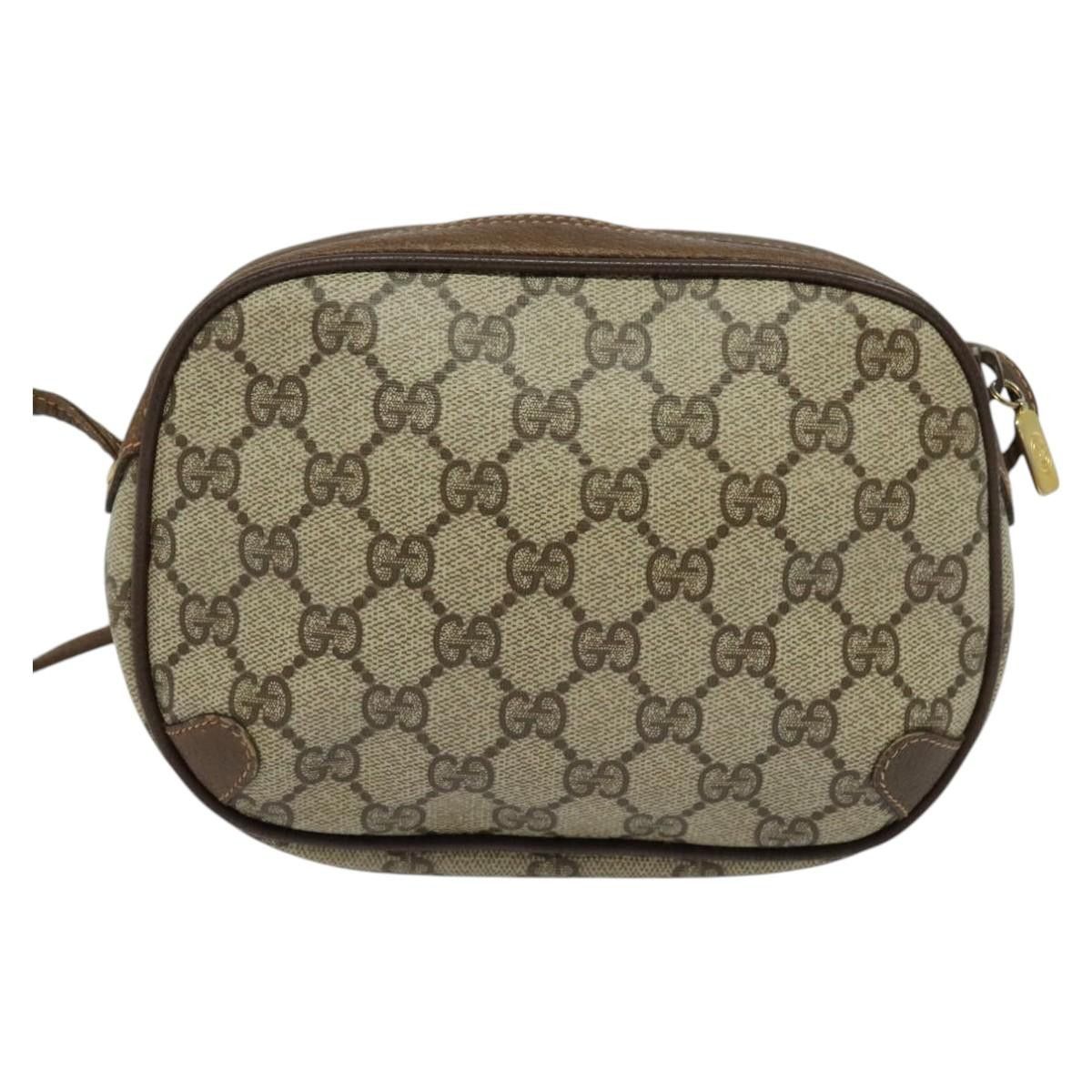 Gucci GUCCI GG Supreme Web Sherry Line Shoulder Bag Pvc Beige 89 Size ONE SIZE - 3 Thumbnail