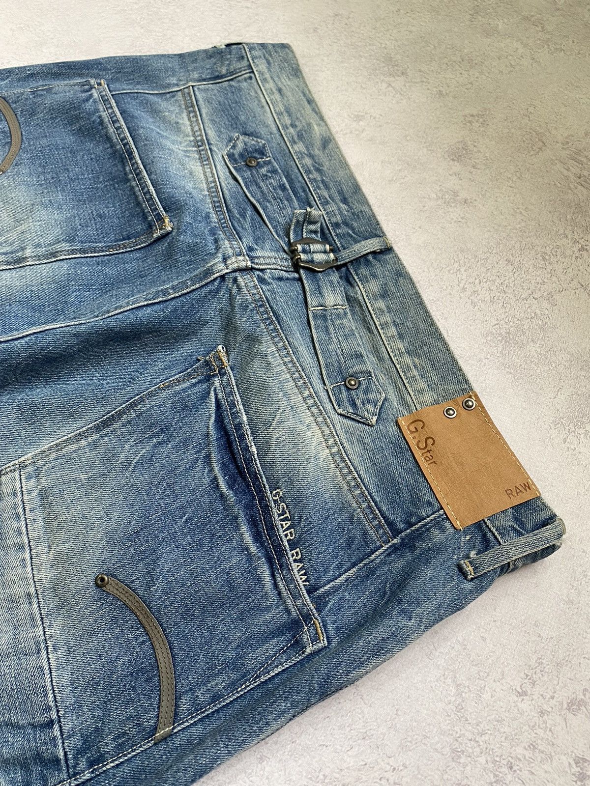 G-Star G Star Raw Denim Vintage Men’s Blue Faded Pants Size 36 Size US 36 / EU 52 - 4 Thumbnail