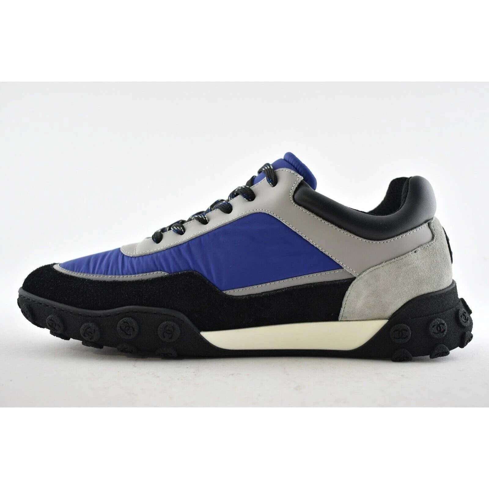 Chanel Chanel Mens 18B Nylon Lace Low Top Trainer Sneaker 43 10 Size US 10 / EU 43 - 7 Thumbnail