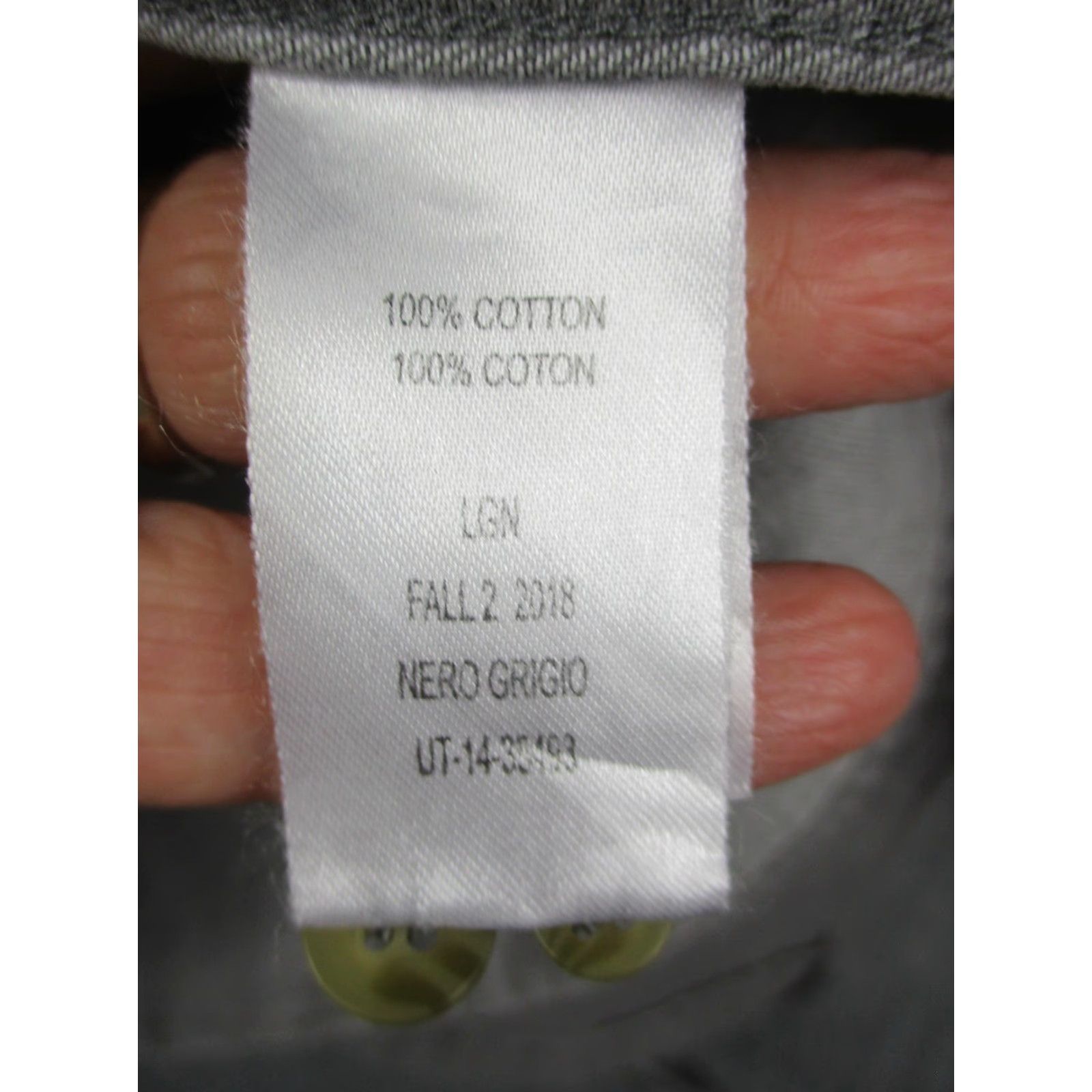 UNTUCKit UNTUCKit Shirt Mens 2XL Gray Button Up Long Sleeve Western Pockets Fall 2018 Size US XXL / EU 58 / 5 - 7 Thumbnail
