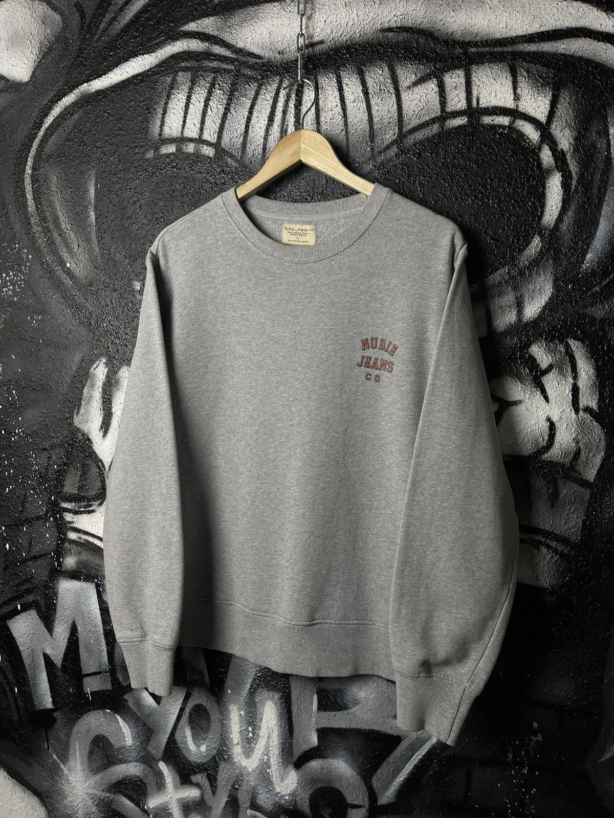 Japanese Brand × Nudie Jeans × Vintage Nudie Jeans Co Frasse Logo Sweatshirt Men’s Size S Size US S / EU 44-46 / 1 - 2 Thumbnail
