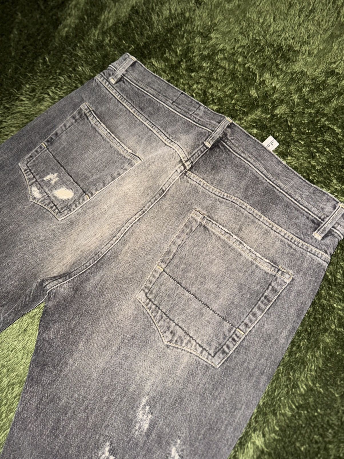 Japanese Brand [34] Spectator Made in Italy 121-003 Distressed Denim Size US 34 / EU 50 - 10 Thumbnail