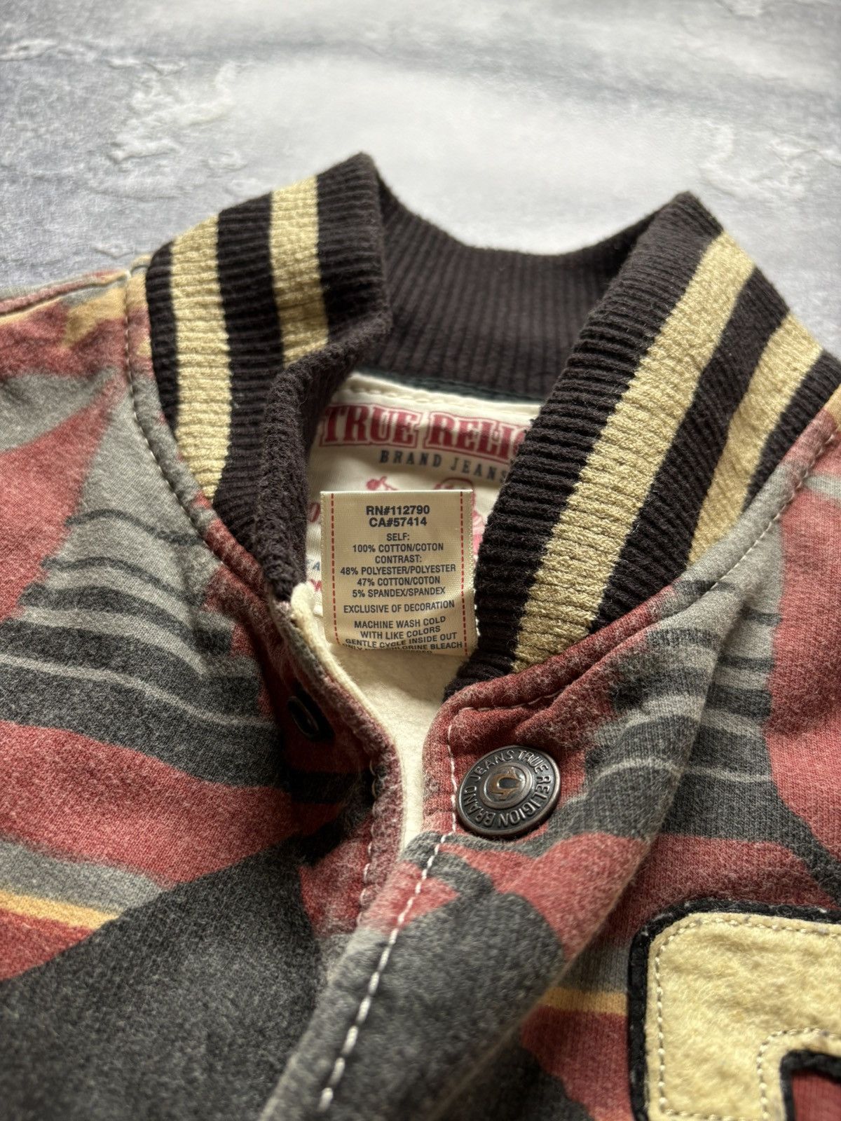 True Religion Vintage True Religion Y2K Aztec Pattern Navajo Jacket Rare Size US M / EU 48-50 / 2 - 8 Thumbnail