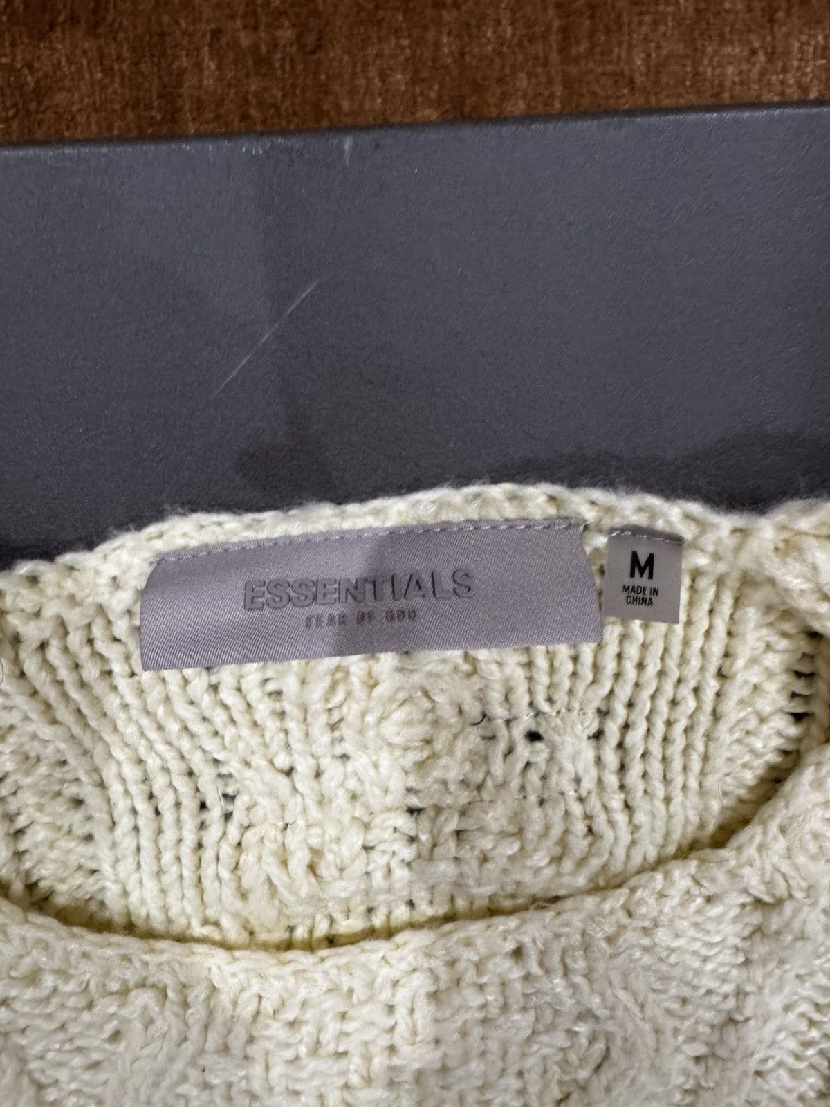 Fear of God Essentials butter yellow sweater Size US M / EU 48-50 / 2 - 2 Thumbnail