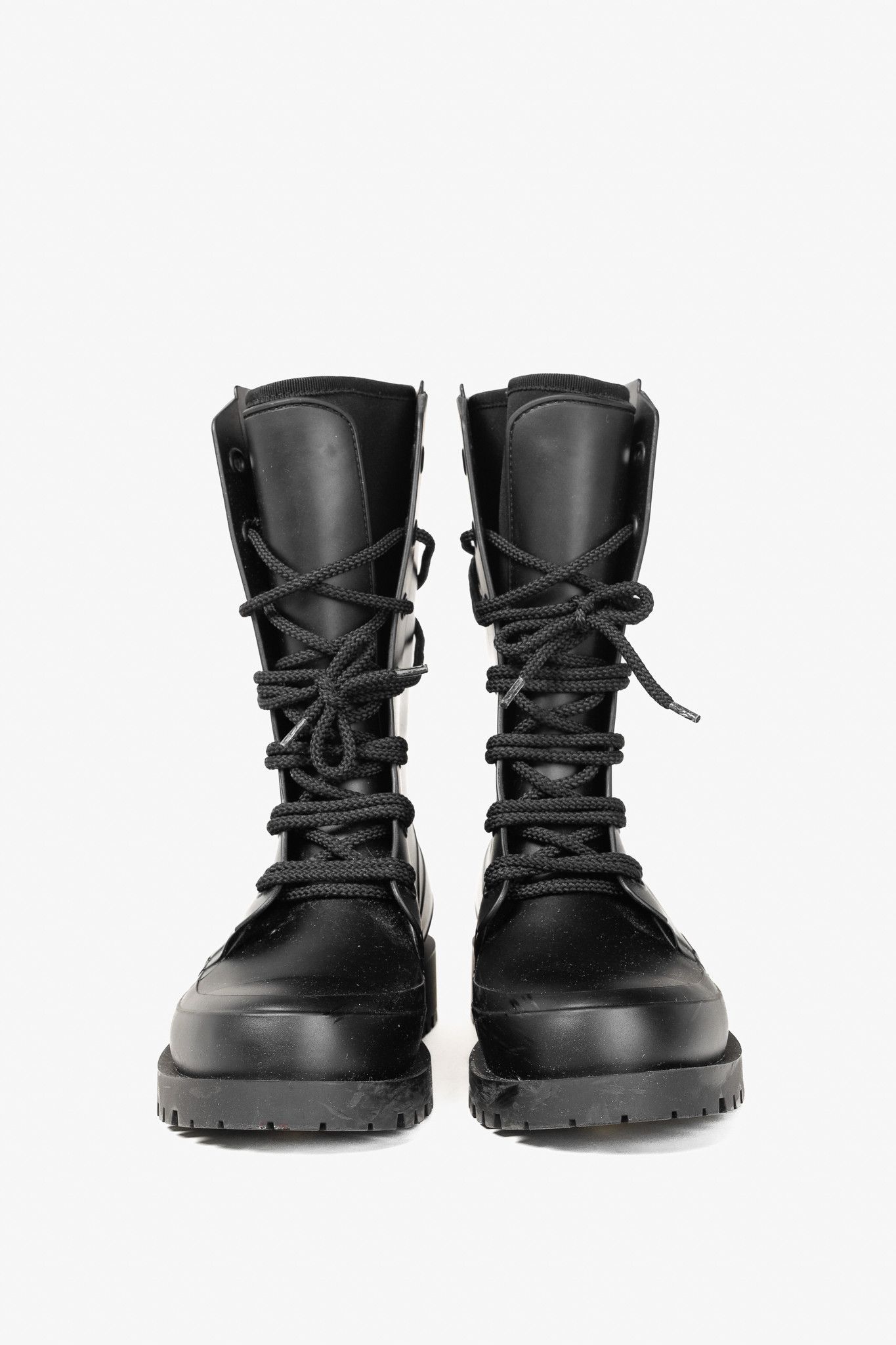 Dior Christian Dior DiorCamp Bee Accent Rubber Combat Style Boot Size US 6.5 / IT 36.5 - 2 Thumbnail