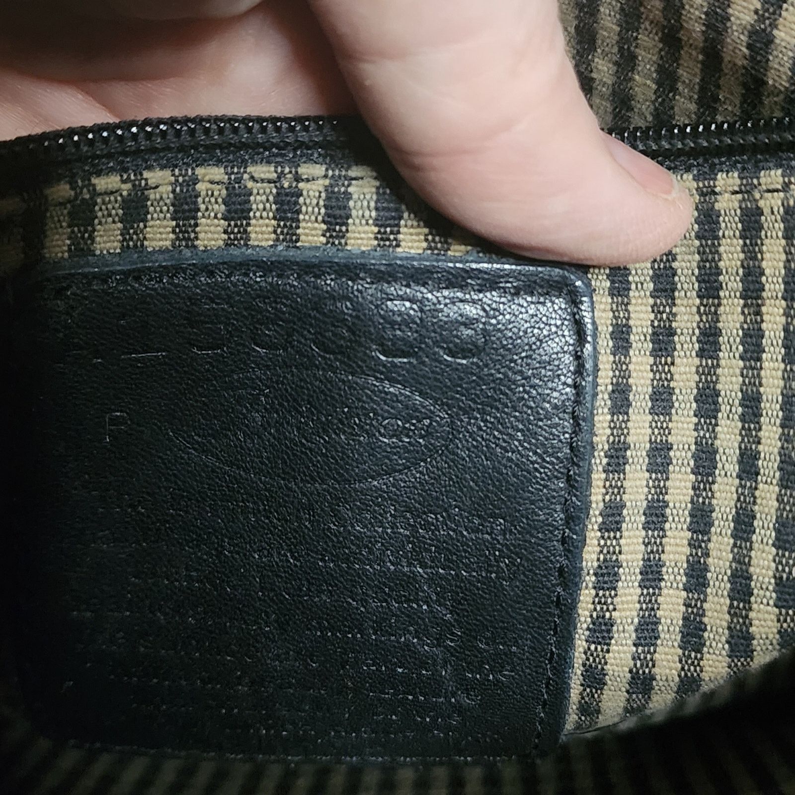 Brighton VTG Brighton handbag black and brown see pics worn spot E Size ONE SIZE - 9 Thumbnail