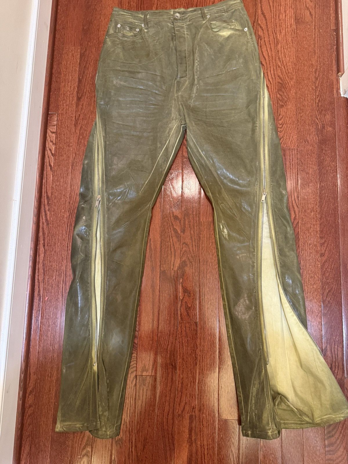 Rick Owens Rick Owen Bolan Banana Green Poterville Size US 36 / EU 52 - 8 Thumbnail
