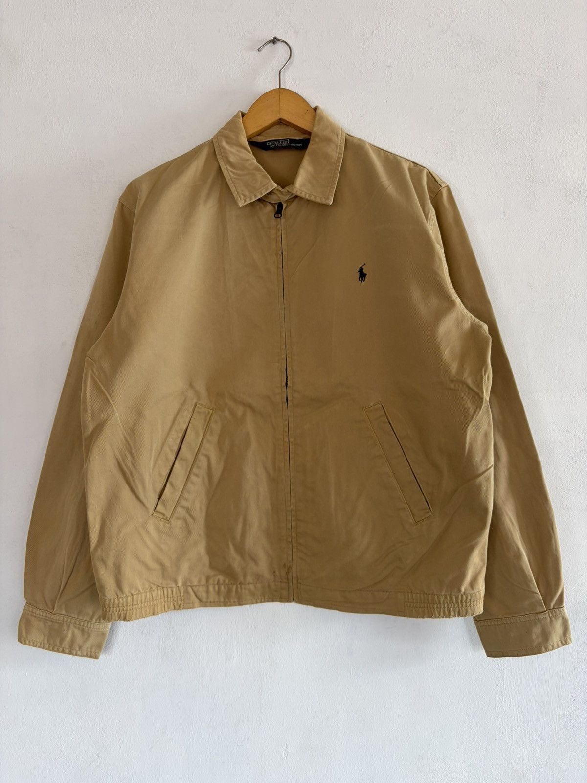 Polo Ralph Lauren 90s Polo ralph lauren work jacket distressed bomber Size US S / EU 44-46 / 1 - 1 Thumbnail