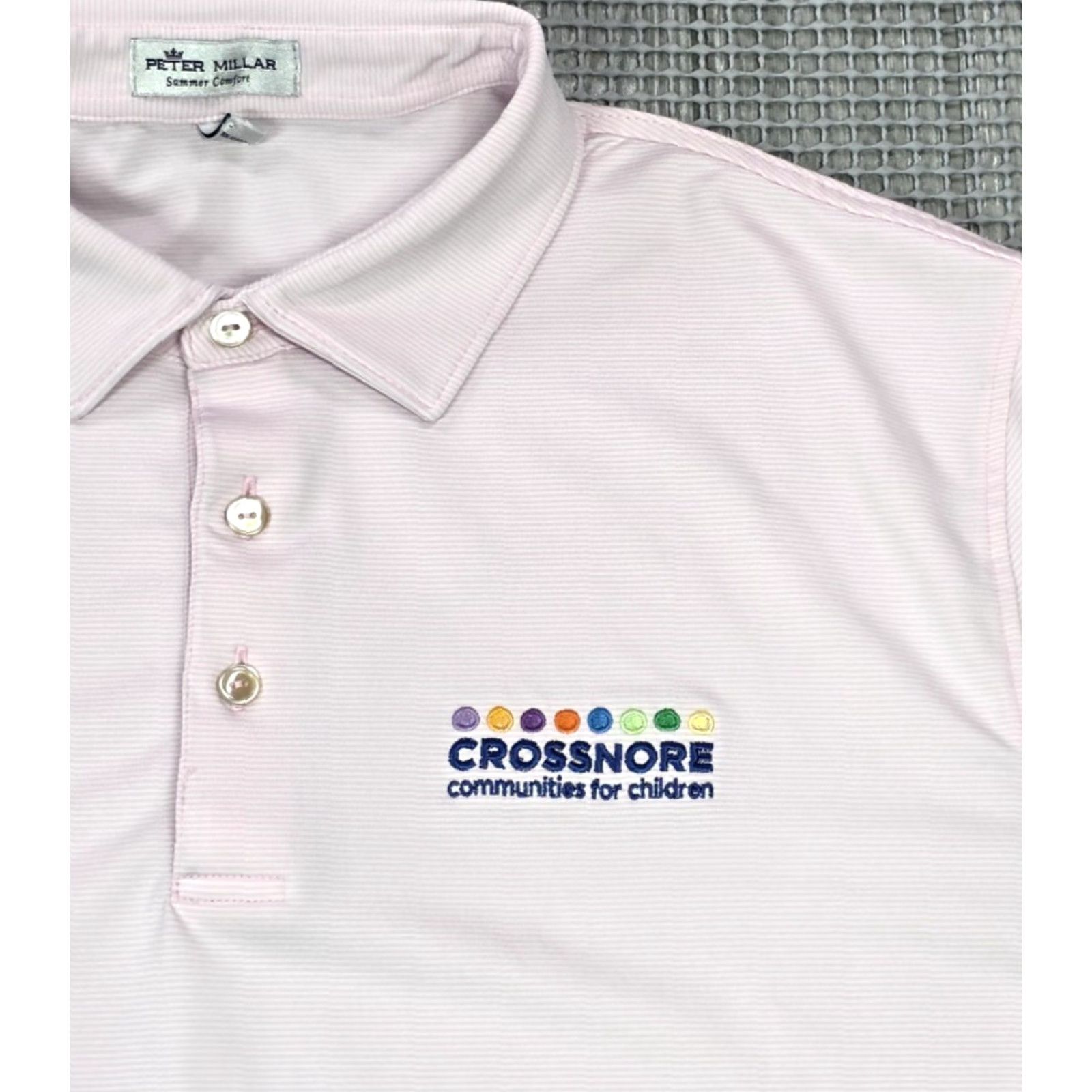 Peter Millar Peter Millar Summer Comfort Performance Polo Short Sleeve Shirt L Pink Crossnore Shirt Mens L Pink Crossnore Comfort Polo Size US L / EU 52-54 / 3 - 3 Thumbnail