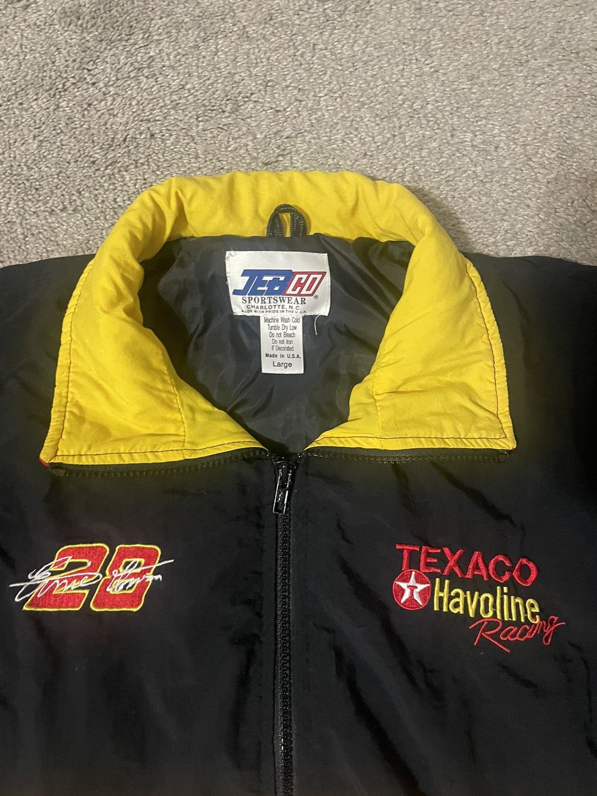 NASCAR × Vintage Vintage 90s Texaco Havoline Racing Jacket Size L Embroidered Size US L / EU 52-54 / 3 - 3 Thumbnail