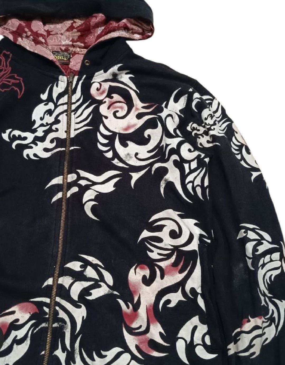 Japanese Brand Vintage Big dragon Karakuri Sukajan Hoodie Size US L / EU 52-54 / 3 - 3 Thumbnail