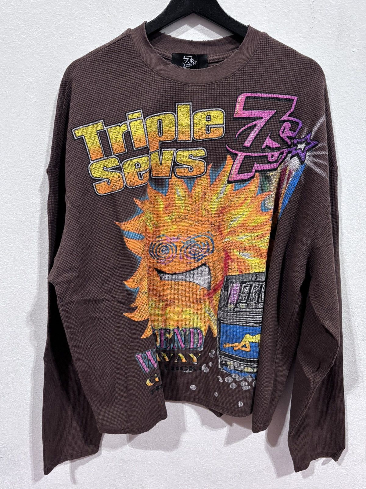 TRIPLE SEVENS Triple Sevens Weekend Getaway Waffle Knit Brown Size US M / EU 48-50 / 2 - 1 Thumbnail