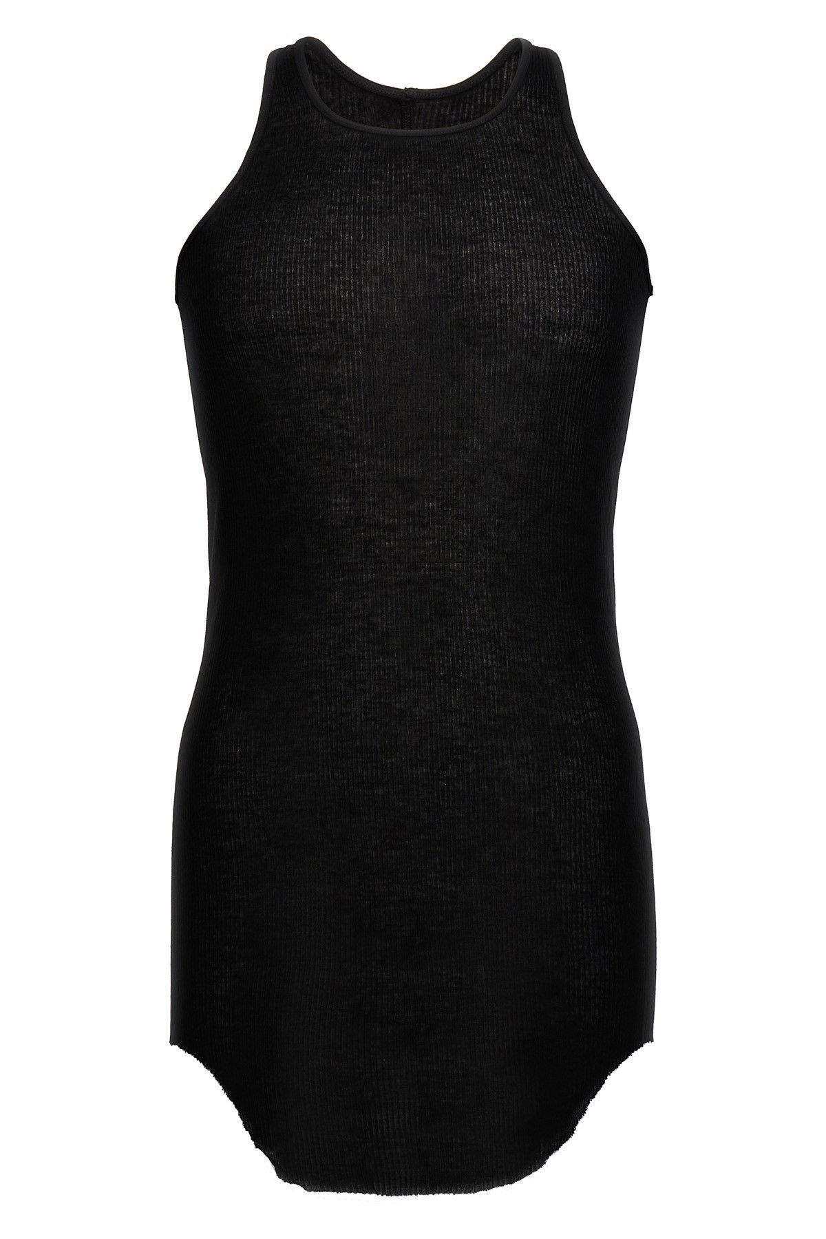 image of Rick Owens 'basic Rib' Tank Top in Black, Men's (Size XL)