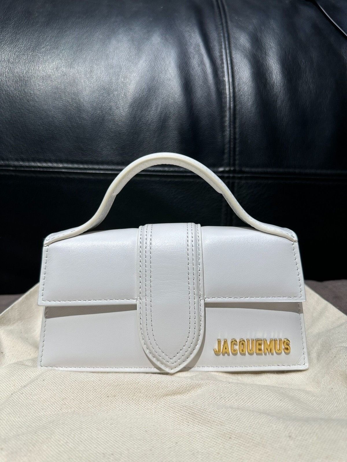 Jacquemus Jacquemus White Flap Square Crossbody Bag AAAA7 Size ONE SIZE - 2 Thumbnail
