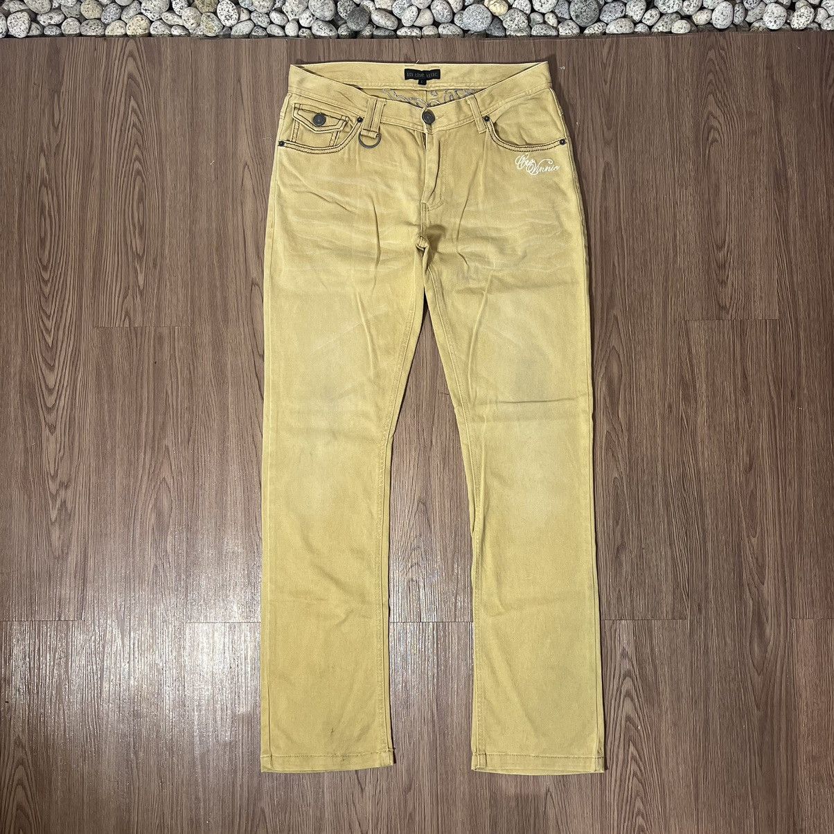 In The Attic × Japanese Brand In The Attic Back Embroidery Suede Pants Size US 33 - 1 Thumbnail