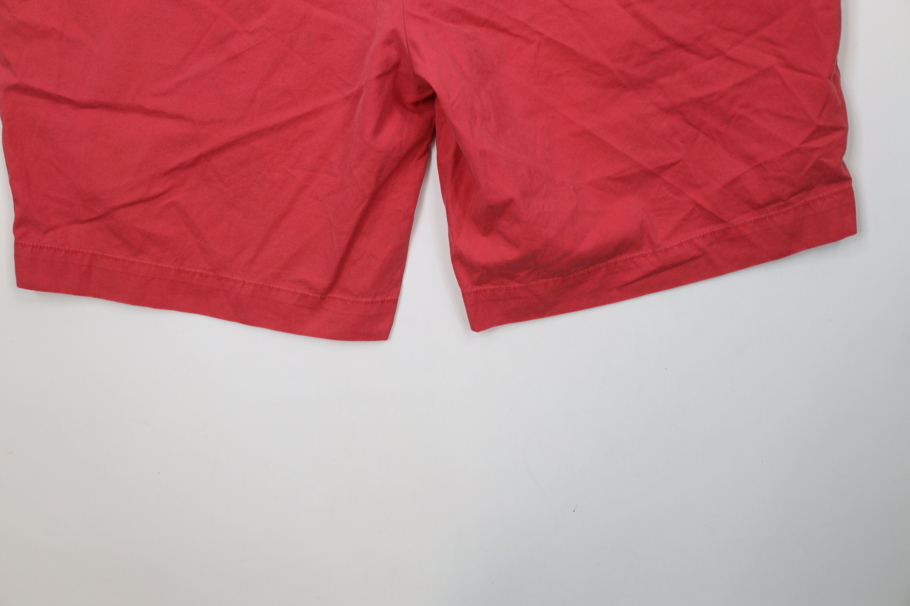 Ralph Lauren × Vintage Vintage 90s Ralph Lauren Above Knee Chino Shorts Red Cotton Size US 38 / EU 54 - 12 Thumbnail