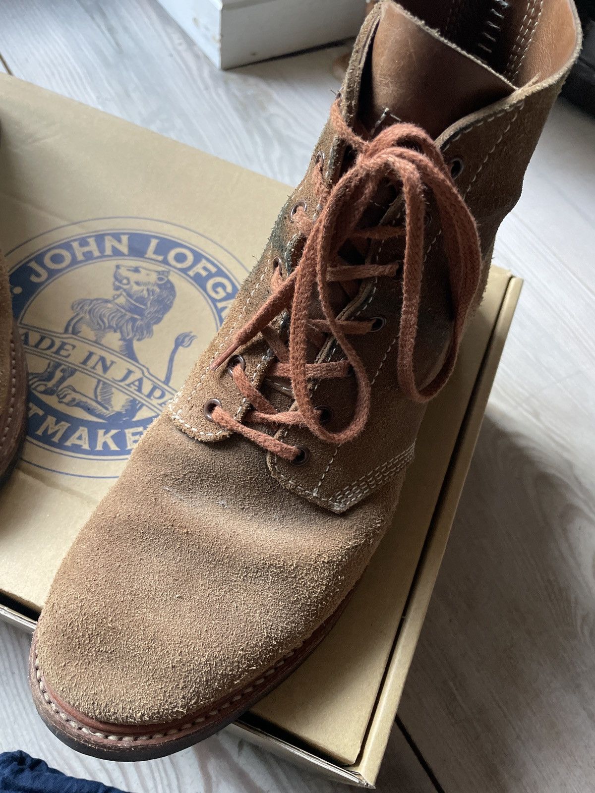 John Lofgren M-43 Service Boots - Natural CXL Roughout Size US 9.5 / EU 42-43 - 3 Thumbnail