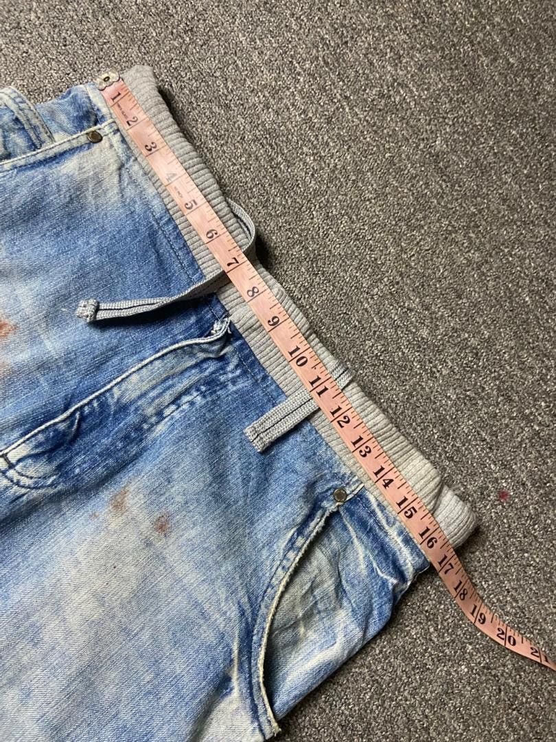 Zara Zara Jeans Distressed Curve Leg Style (175) Size US 34 / EU 50 - 4 Thumbnail