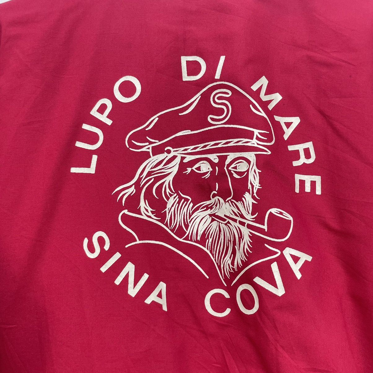 45rpm 💥Vintage Sina Cava Lupo Di Mare Reversible Bomber Wool Size US M / EU 48-50 / 2 - 10 Thumbnail