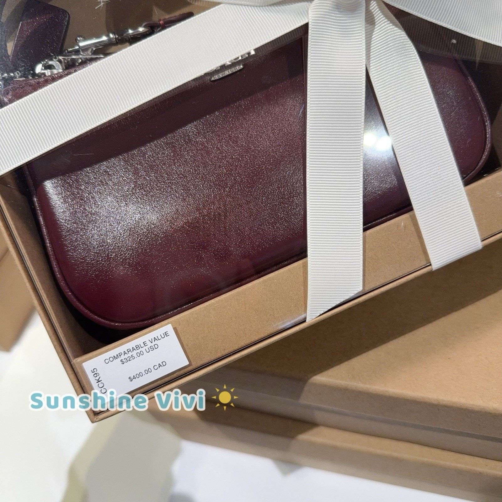 Coach NWT Coach Boxed Nolita 19 Bag Charm Set CCK95 Dark Wine Size ONE SIZE - 2 Thumbnail