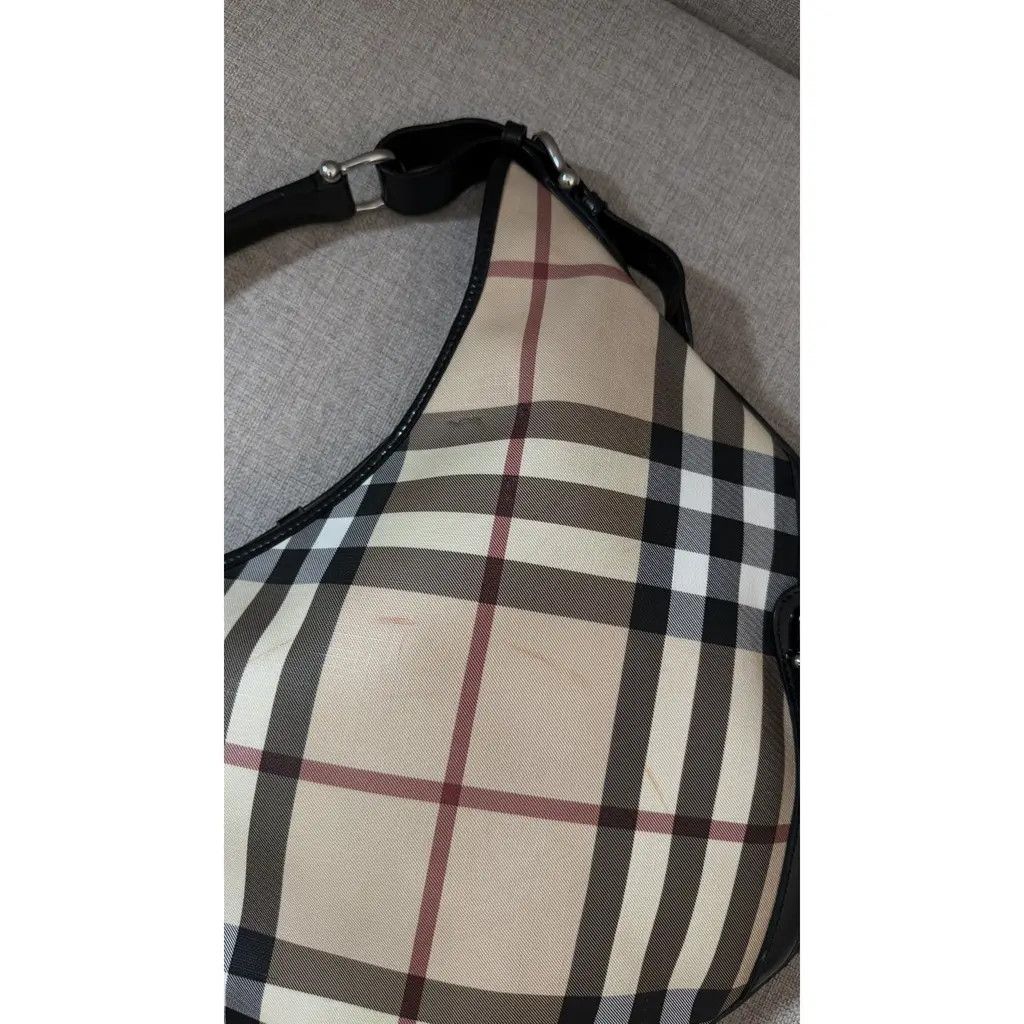 Burberry Burberry Multicolor Leather Supernova Check Hobo Bag Size ONE SIZE - 2 Thumbnail