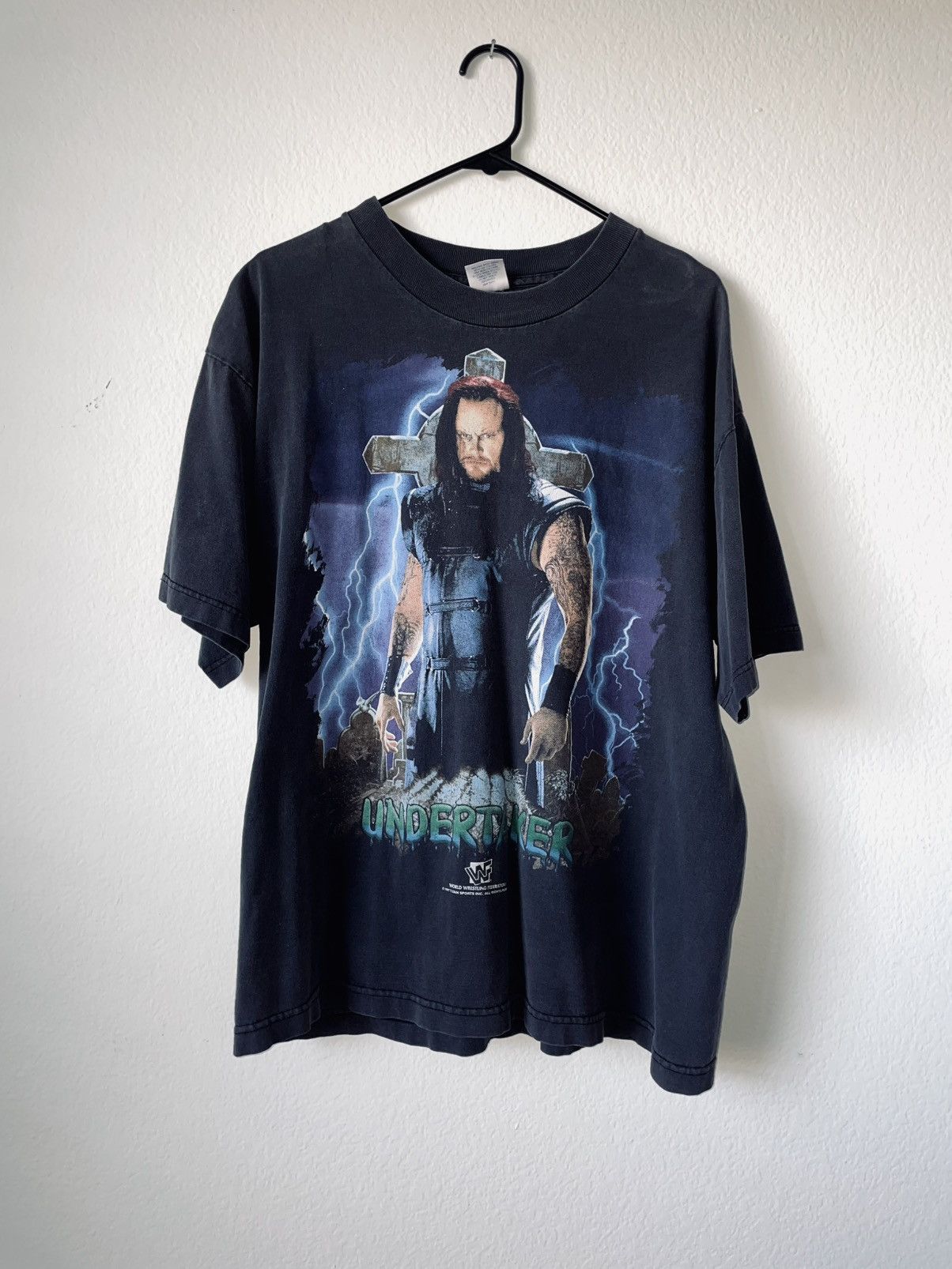 Vintage Vintage 1997 Undertaker Wrestling Tee Size US XL / EU 56 / 4 - 1 Thumbnail