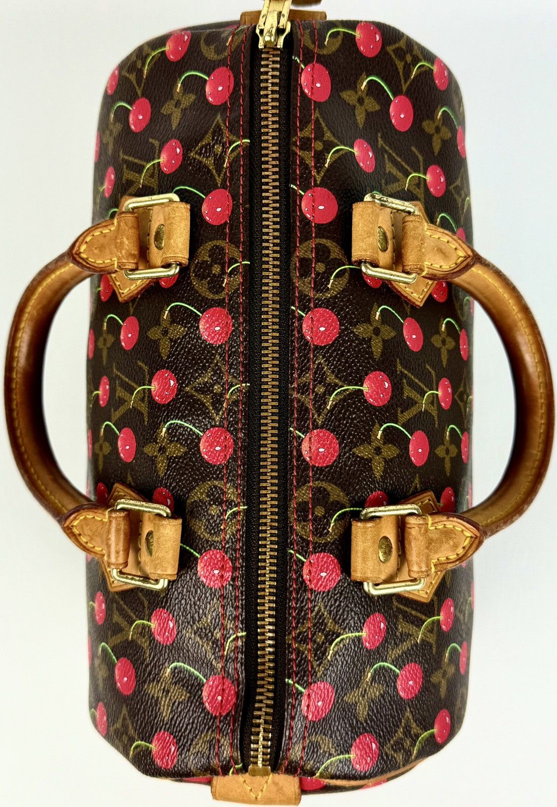 Louis Vuitton × Takashi Murakami Louis Vuitton - Takashi Murakami - SS2005 -Cerises Speedy 25 Size ONE SIZE - 13 Thumbnail
