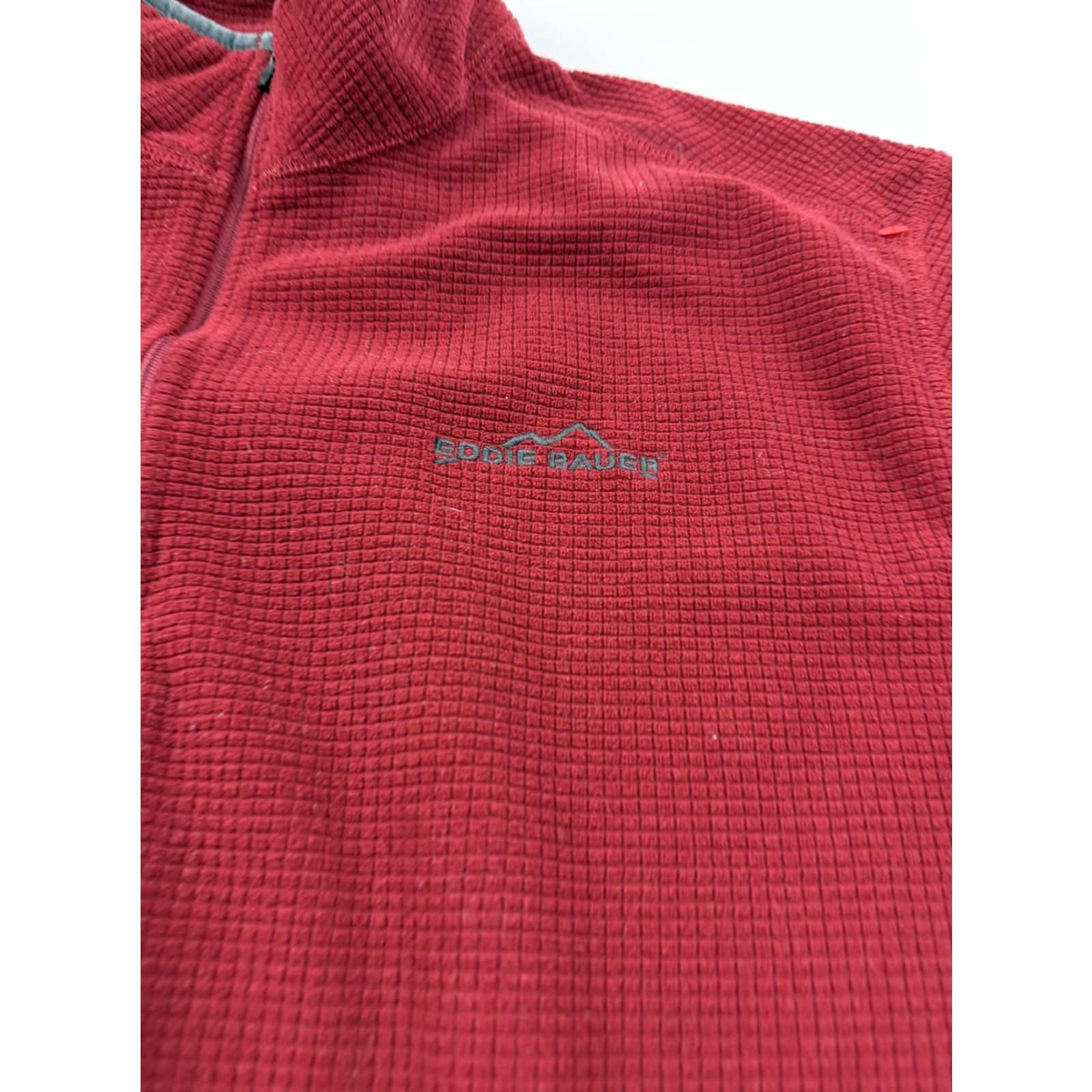 Eddie Bauer Eddie Bauer Pullover Mens Large Red 1/4 Zip Fleece Sweater Hiking Outdoor Top Size US L / EU 52-54 / 3 - 4 Thumbnail