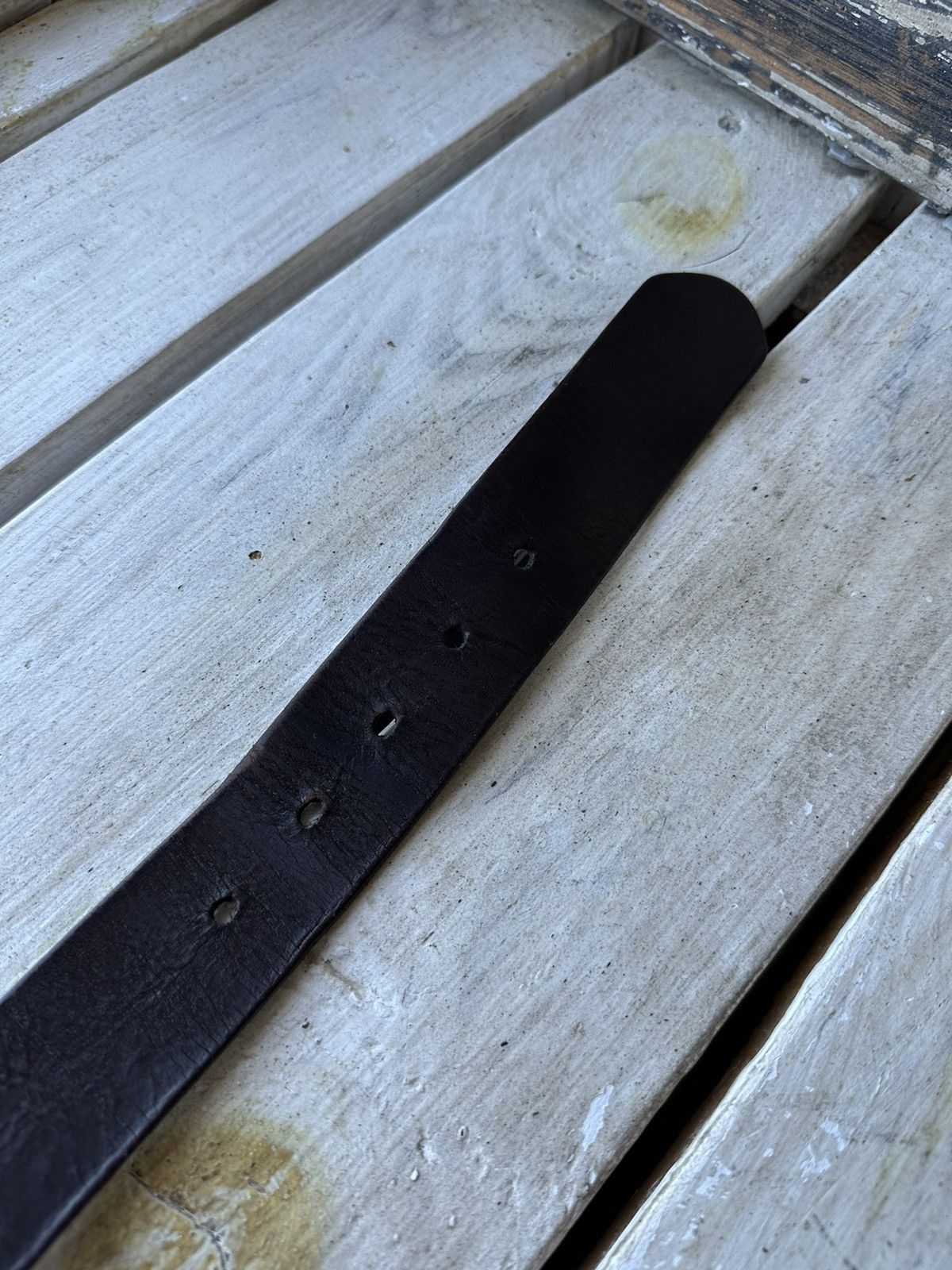 Levi's 🚨 90s Levis RED TAB 100% leather belt made in italy VNTG Size ONE SIZE - 7 Thumbnail