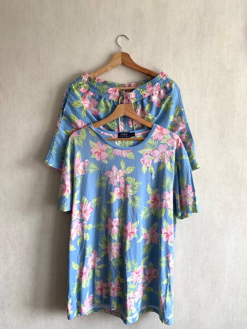 Polo Ralph Lauren × Ralph Lauren Mens Suit T-shirt and Shorts Floral Print Ralph Lauren Size US XL / EU 56 / 4 - 1 Thumbnail