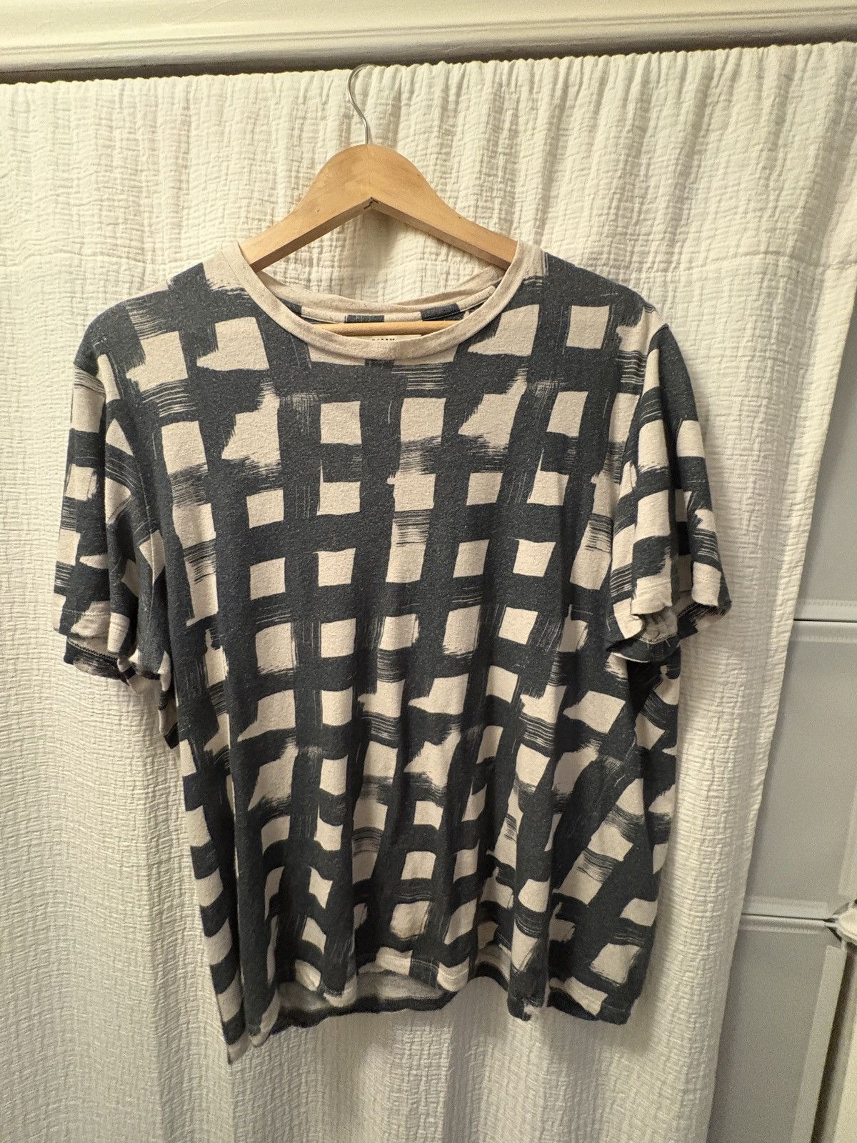 Bally Bally black and white oversized pattern t-shirt Size US M / EU 48-50 / 2 - 1 Thumbnail