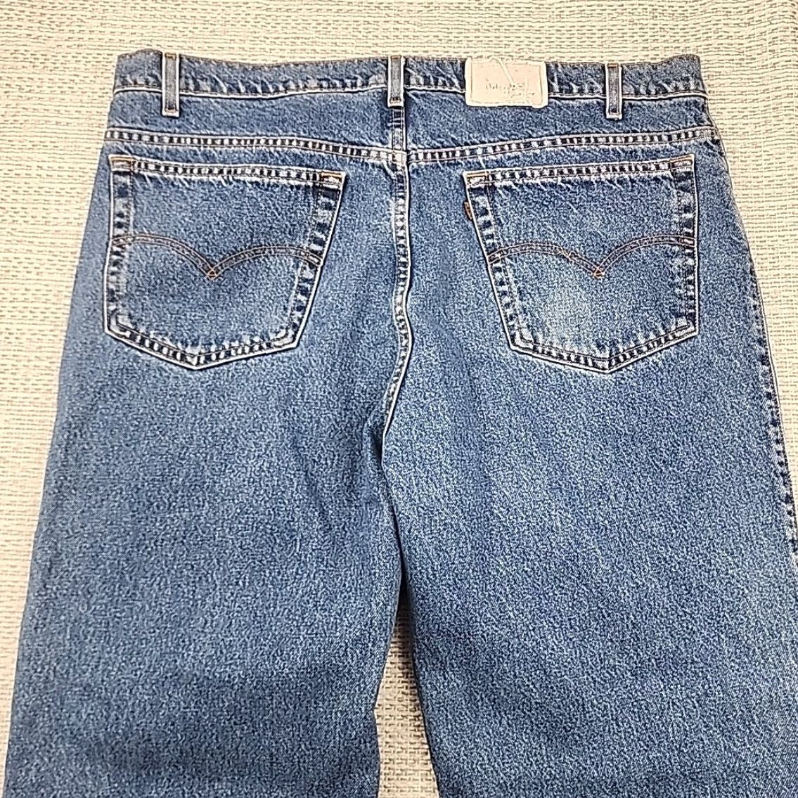 Levi's VINTAGE Levi's Jeans Rockabilly 1998 540 Relaxed Fit Mens 42x32 Blue 5-Pocket Denim Machine Washable Brown Tab 90s Retro Mens Size US 32 / EU 48 - 4 Thumbnail
