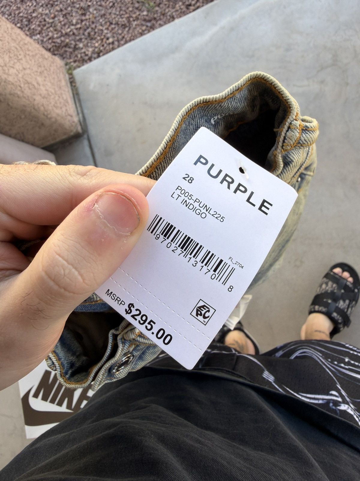 Purple Brand Purple Brand P005 Polished Pumice Denim Jeans Blue Size 28 Size US 28 / EU 44 - 7 Thumbnail