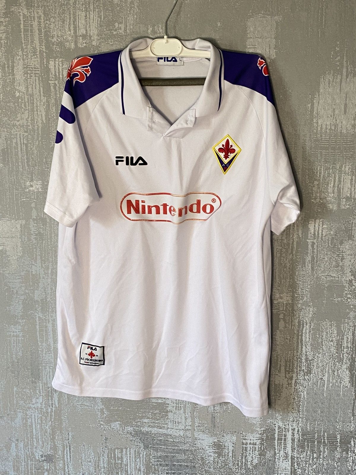 Fila Vintage Fila Fiorentina Soccer Jersey 1999 Football Shirt Size US L / EU 52-54 / 3 - 1 Thumbnail