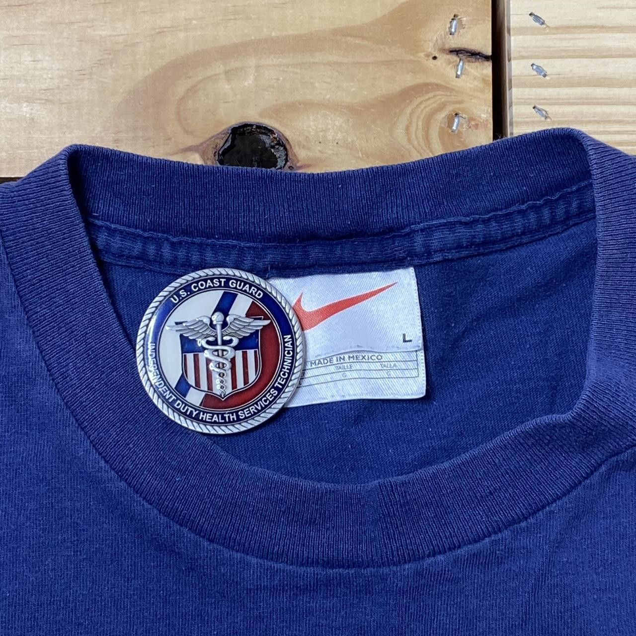 Nike Vintage Nike Navy Blue Basketball Tee Size Large Size US L / EU 52-54 / 3 - 3 Thumbnail