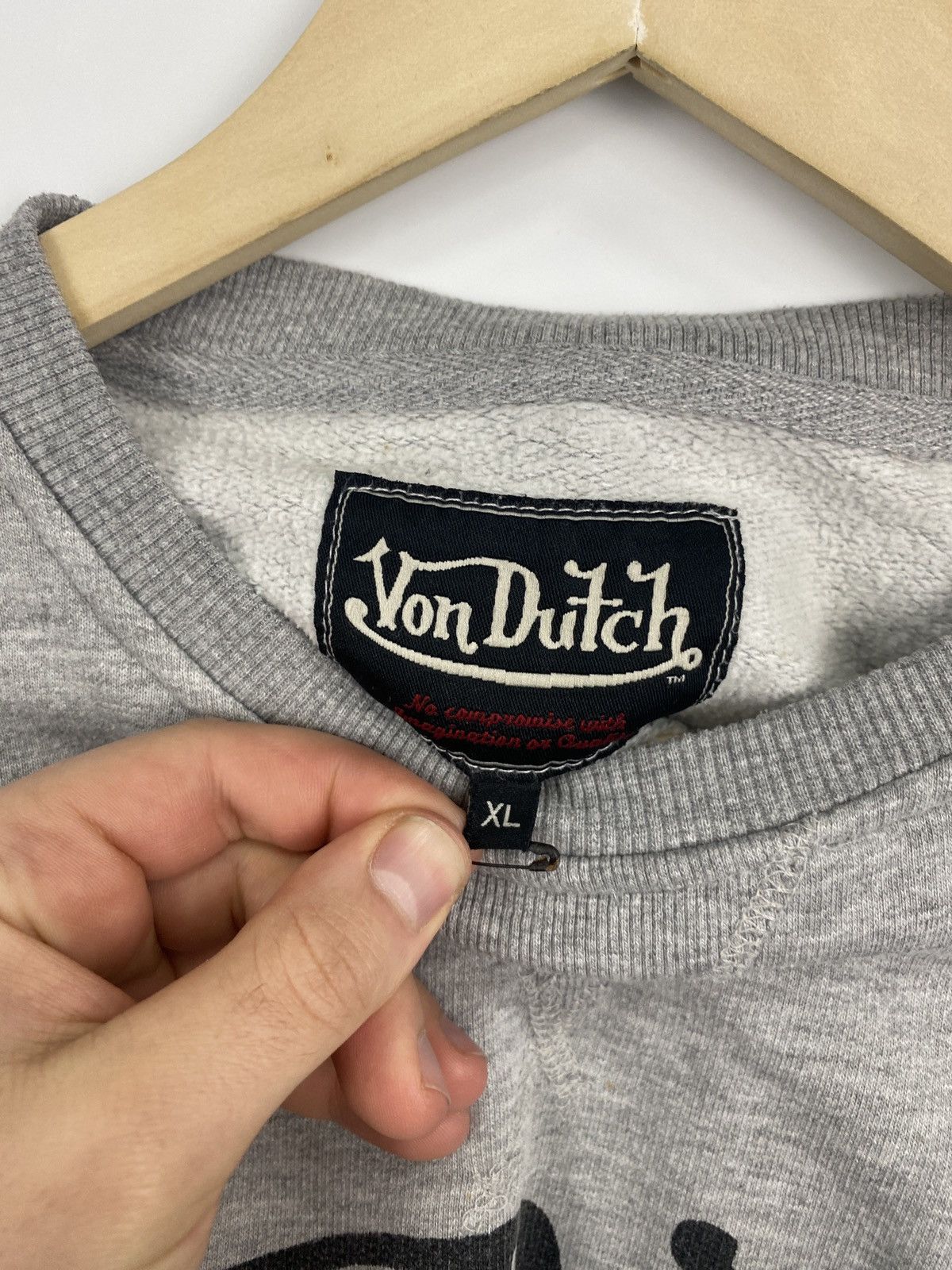 Von Dutch 🇺🇸 Vintage Y2K Von Dutch Sweatshirt Rare Retro Hype Size US XL / EU 56 / 4 - 6 Thumbnail