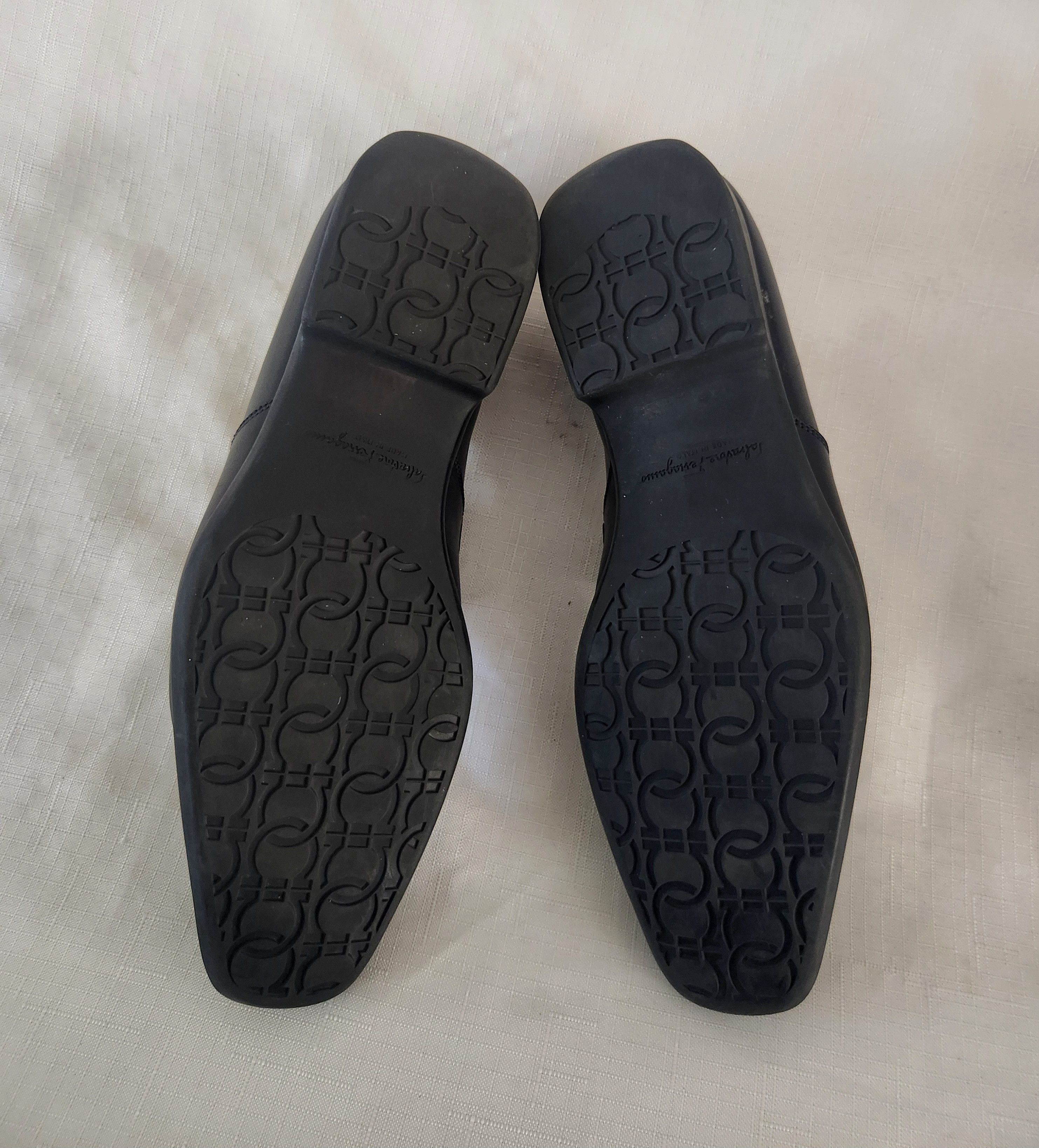Designer × Salvatore Ferragamo Salvatore Ferragamo Men's Size 8 D Black Leather Loafers Size US 8 / EU 41 - 14 Thumbnail